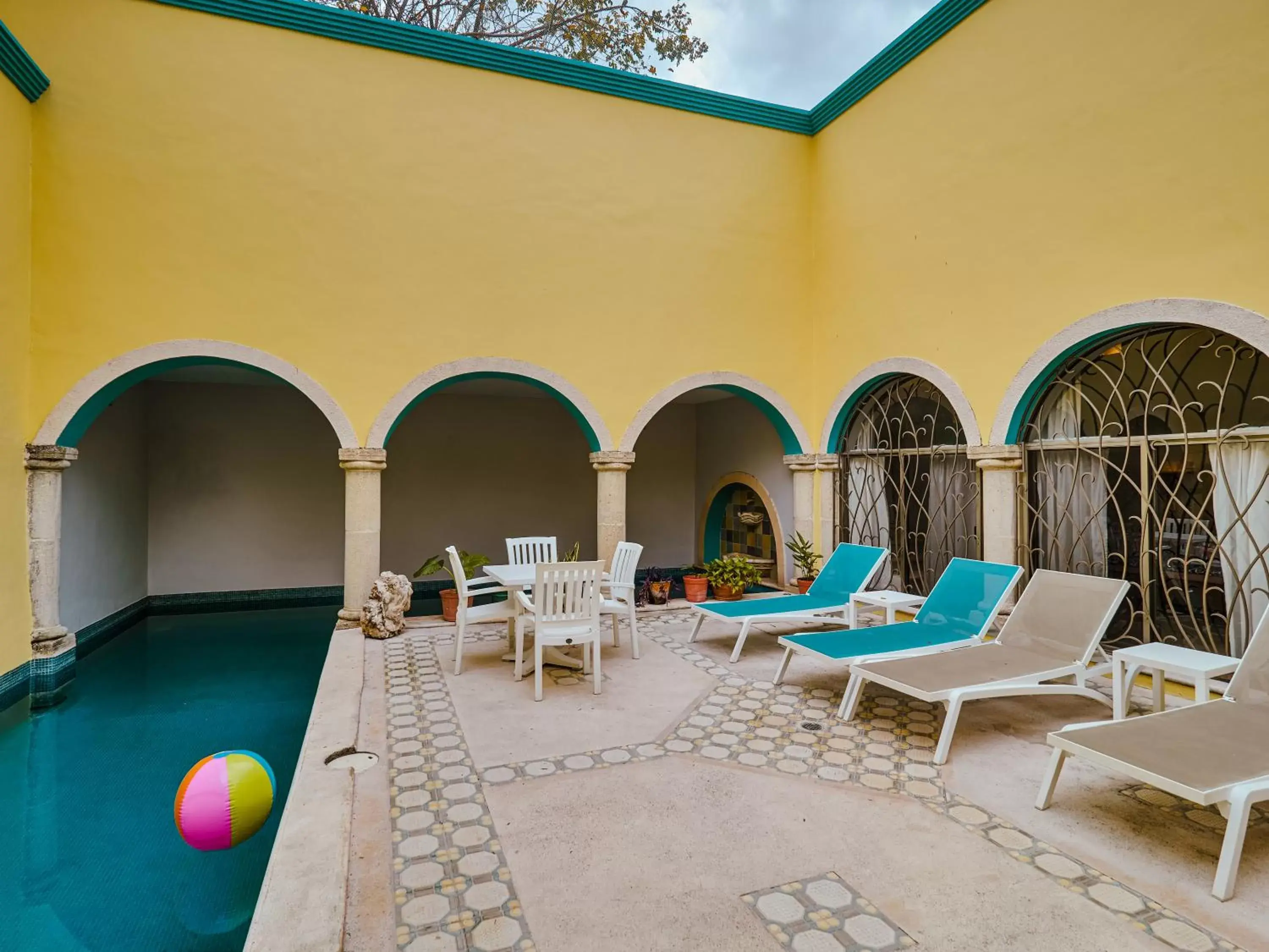 Swimming Pool in Casona 66 Merida Boutique Hotel