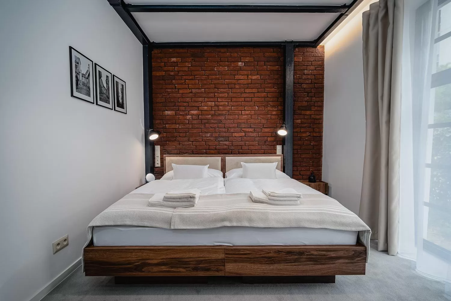 Bed in Garni Hotel DOCK Bratislava