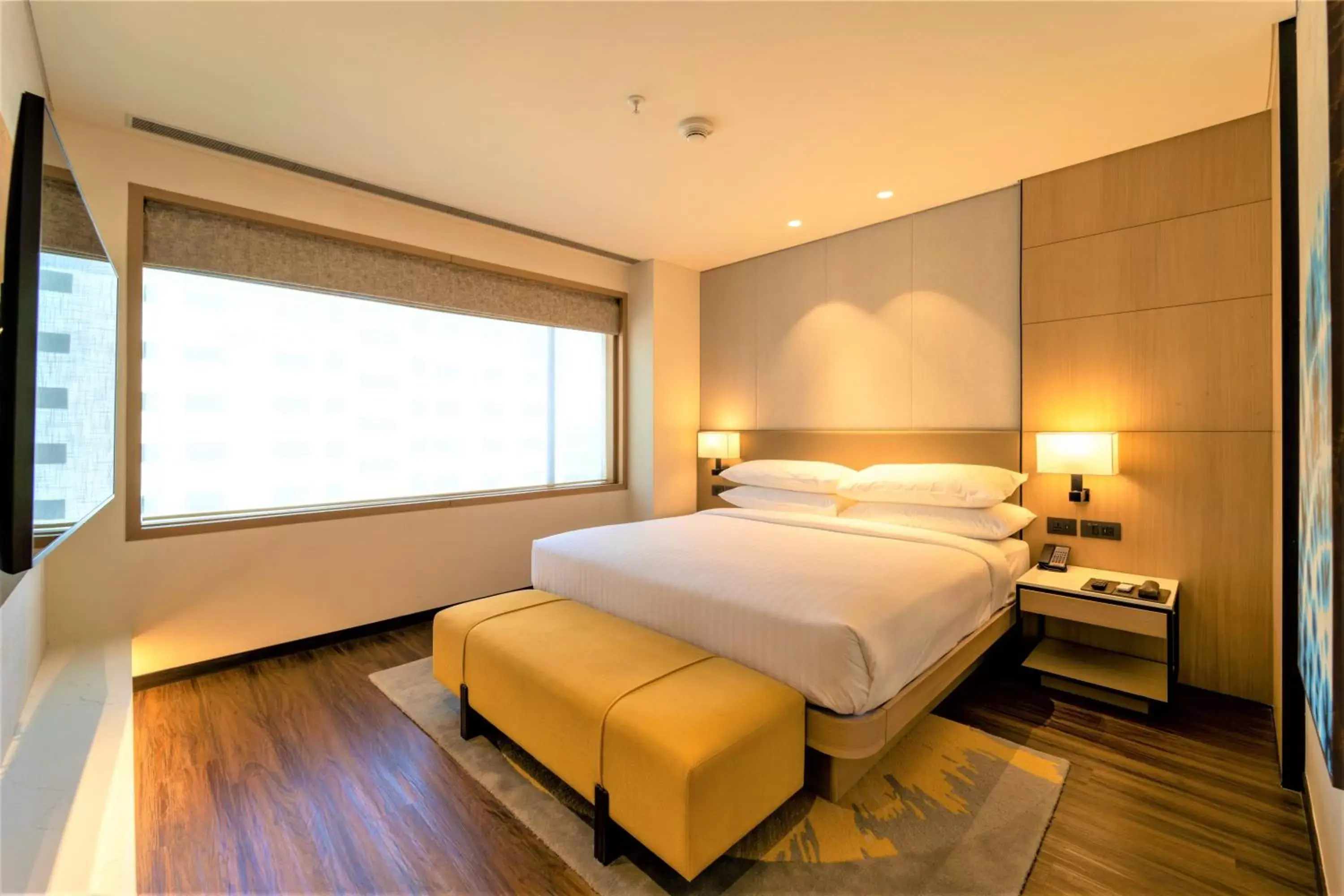 Bed in Courtyard by Marriott Vadodara