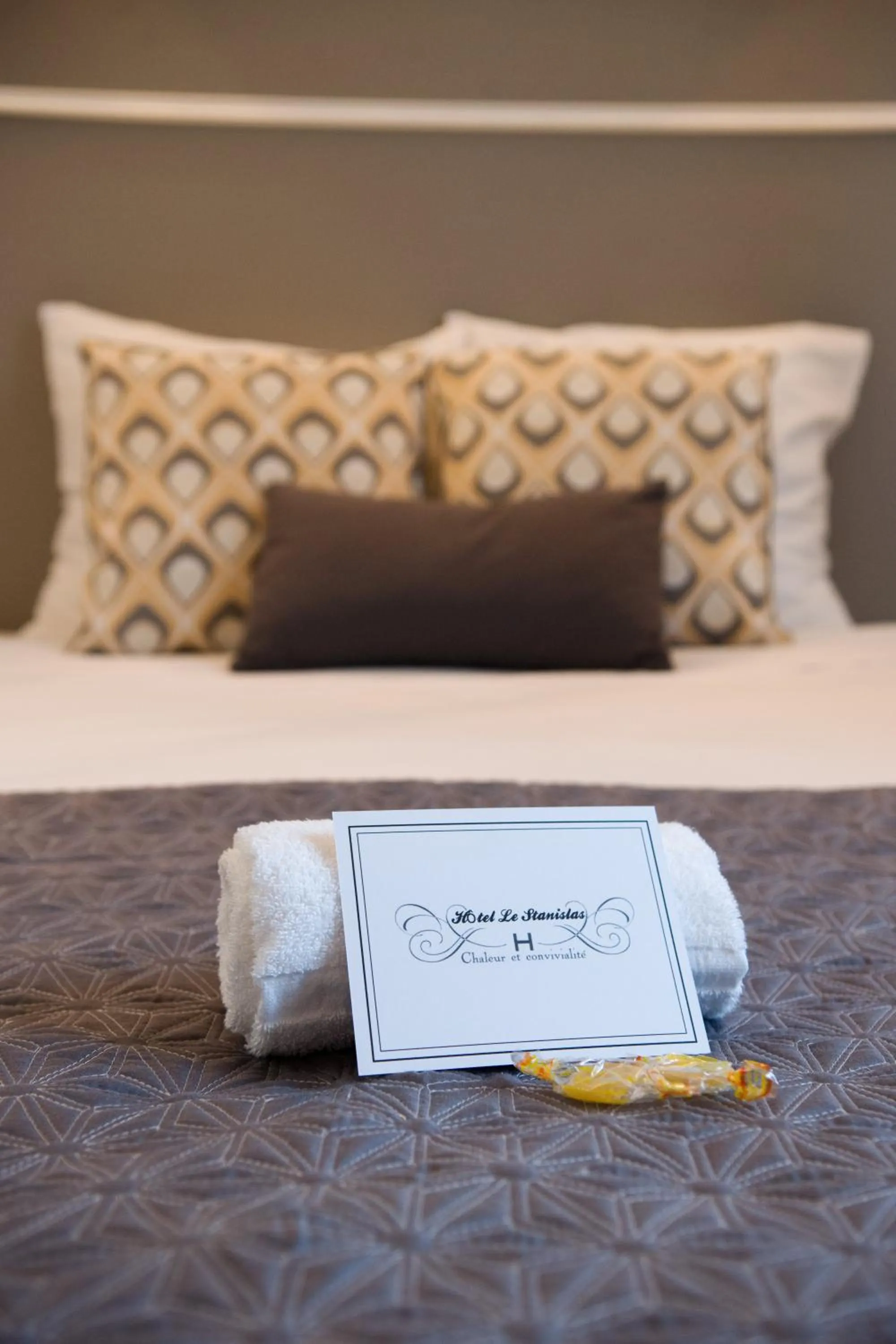 Decorative detail, Bed in Hôtel Le Stanislas