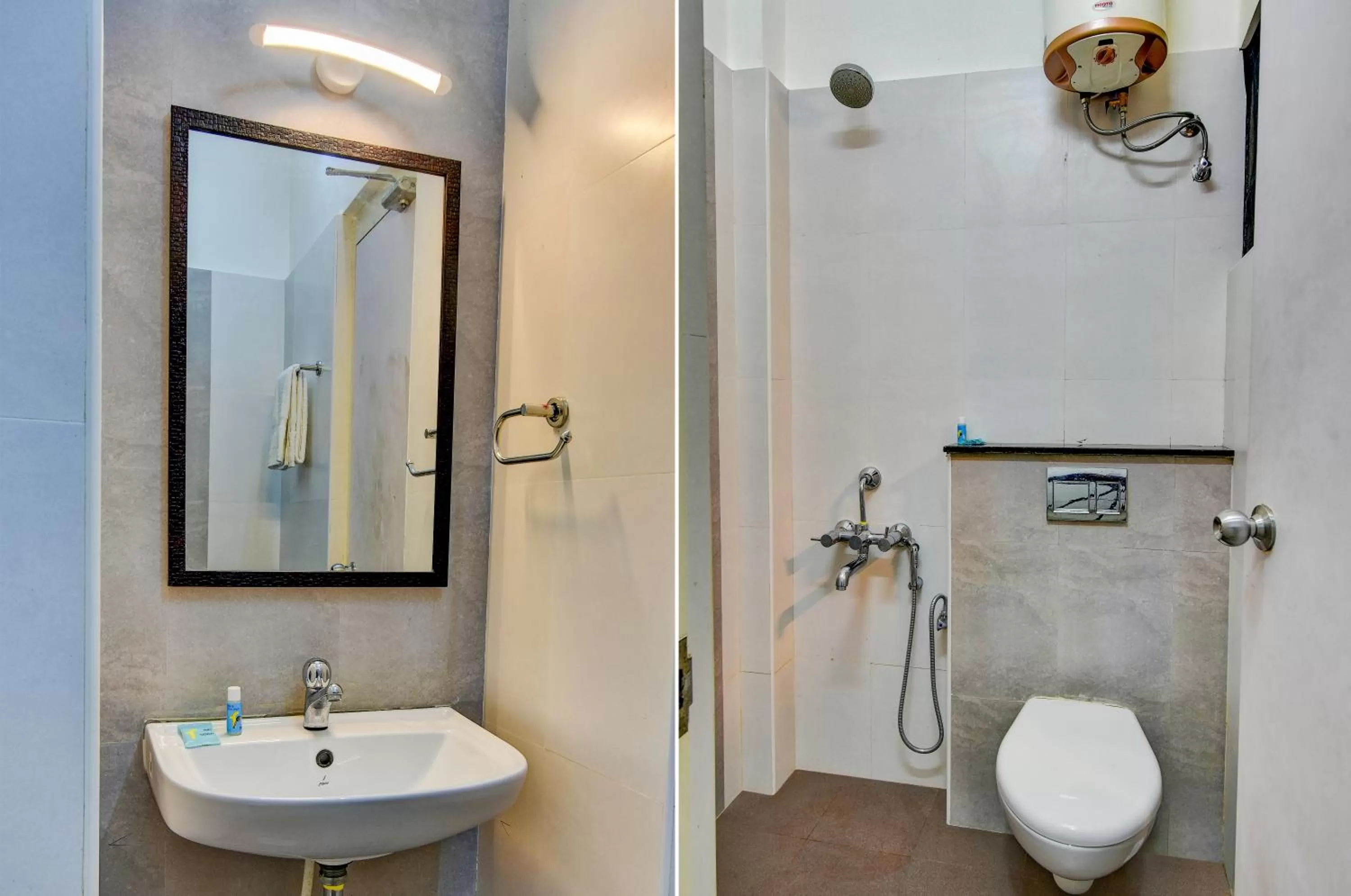 Bathroom in FabHotel PAS Residency - Nr Marina Beach