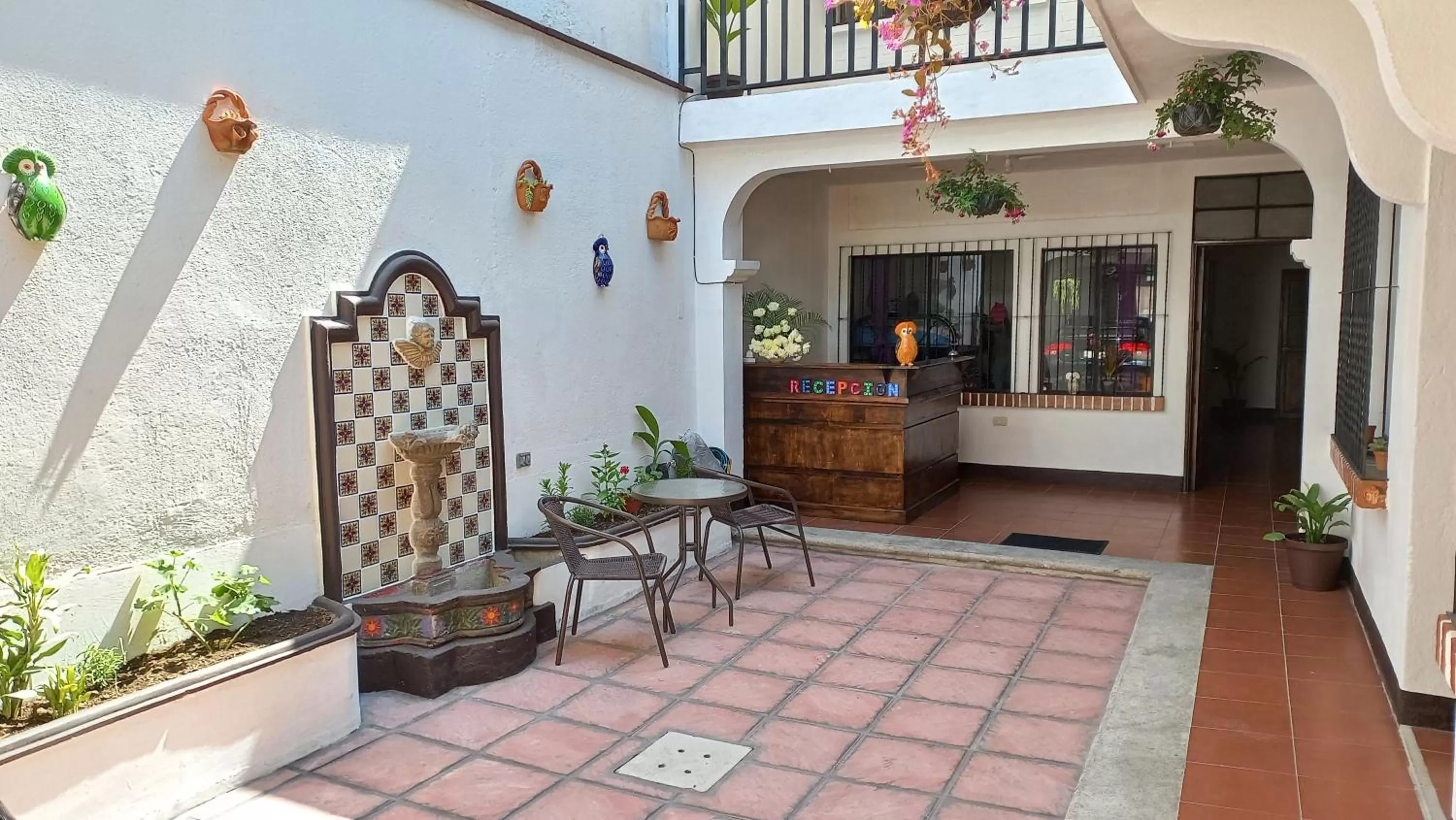Patio in Hospedaje el Viajero Antigua ll