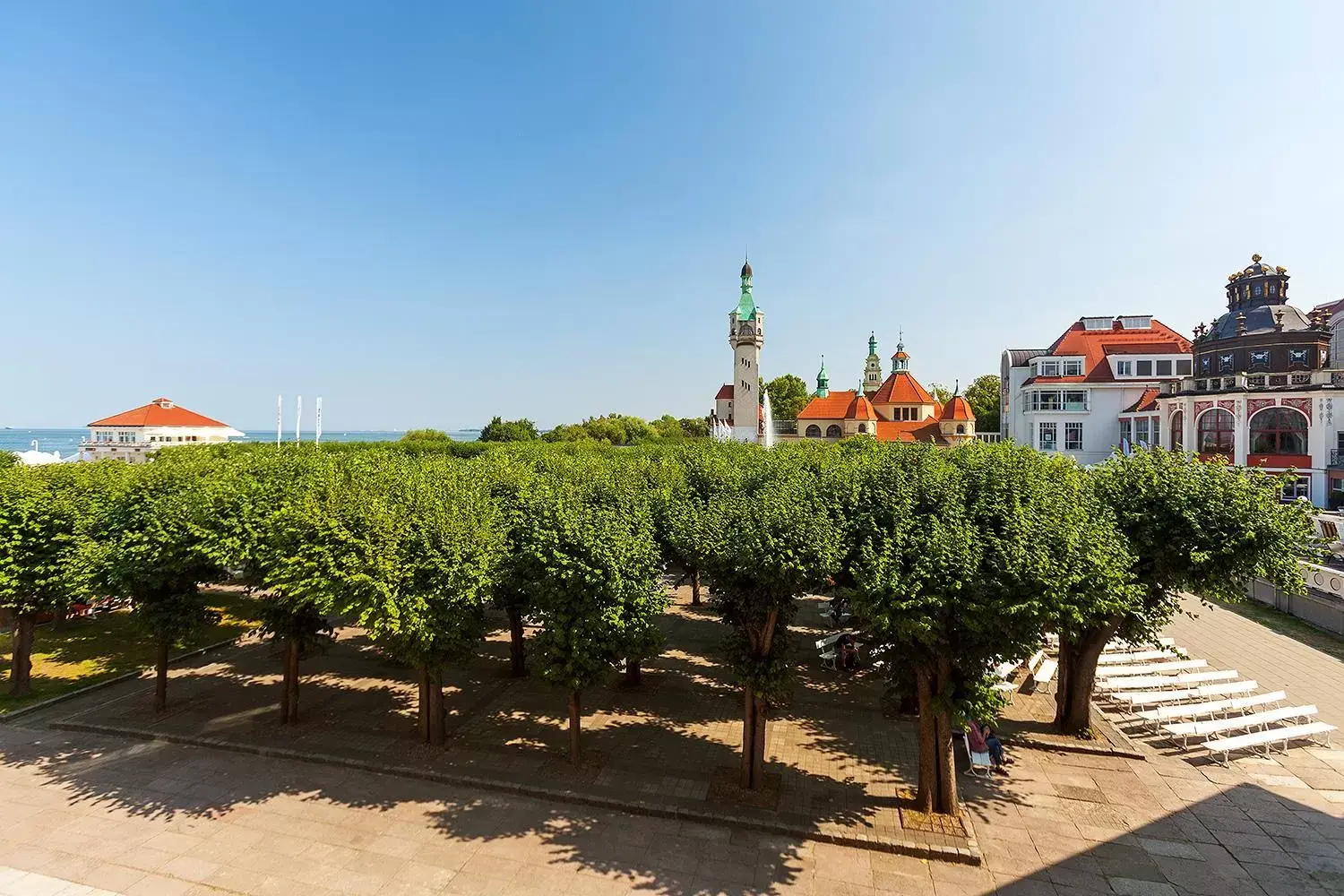 City view in Sheraton Sopot Hotel