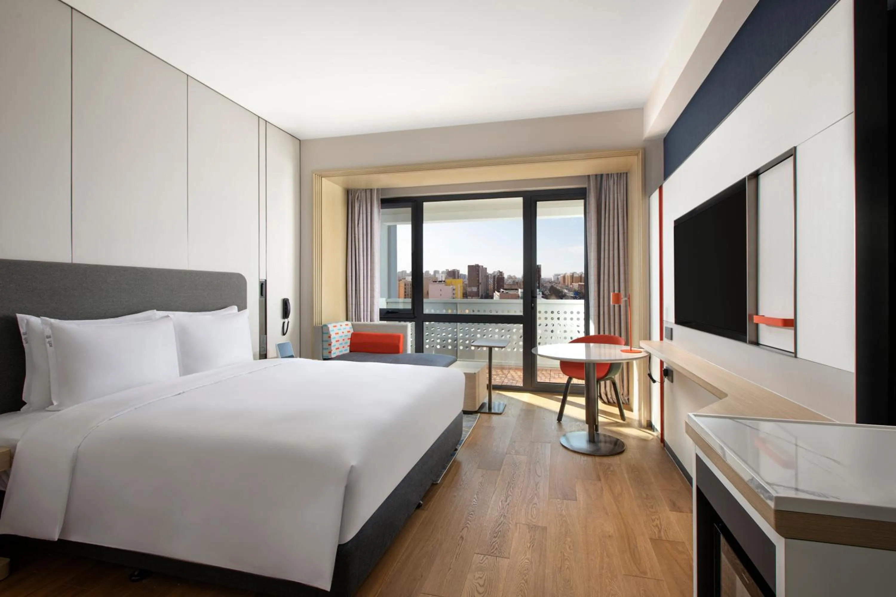 Bedroom, Bed in Holiday Inn Express Beijing Yizhuang Center by IHG