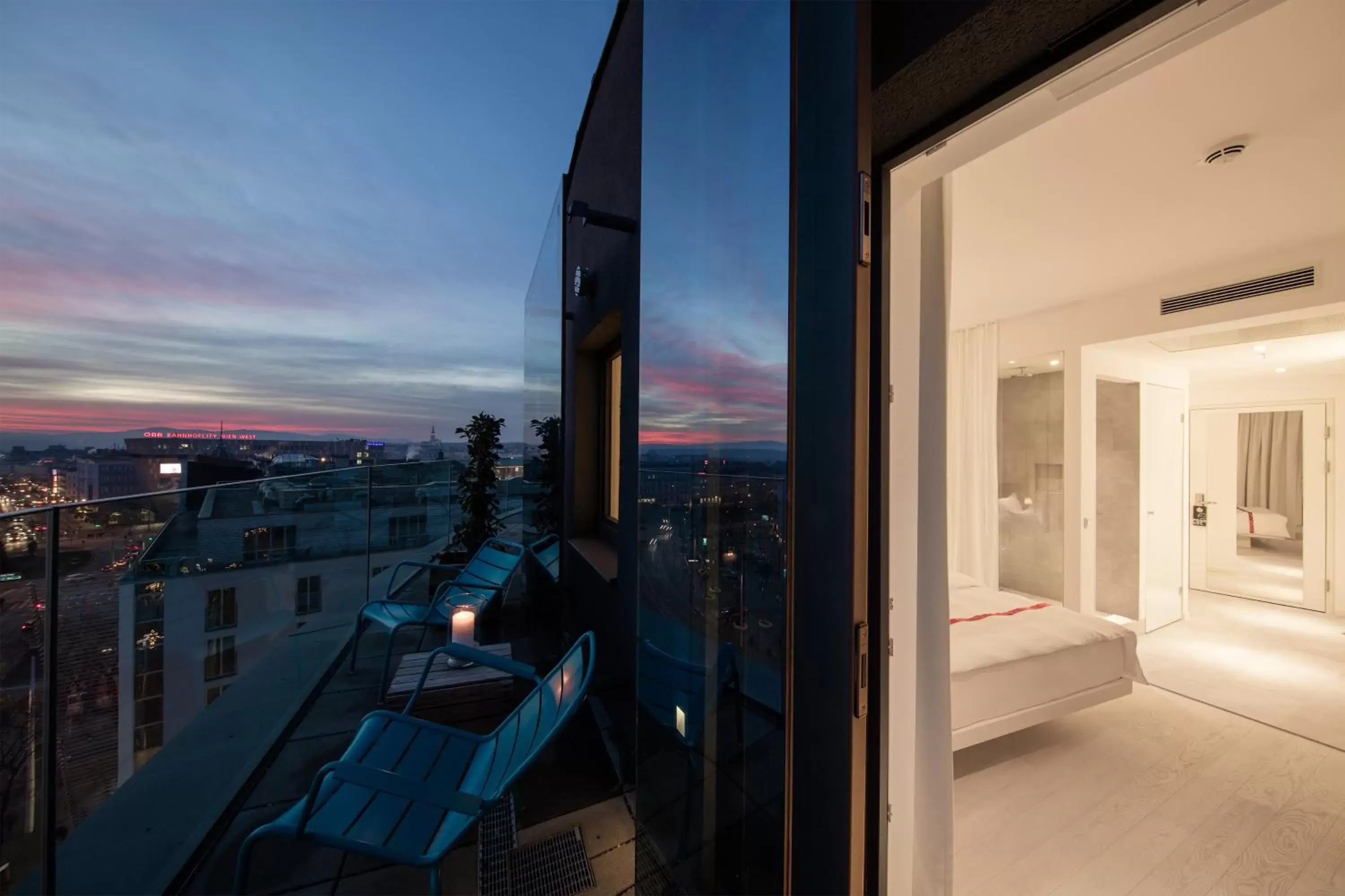 Balcony/Terrace in Ruby Marie Hotel Vienna