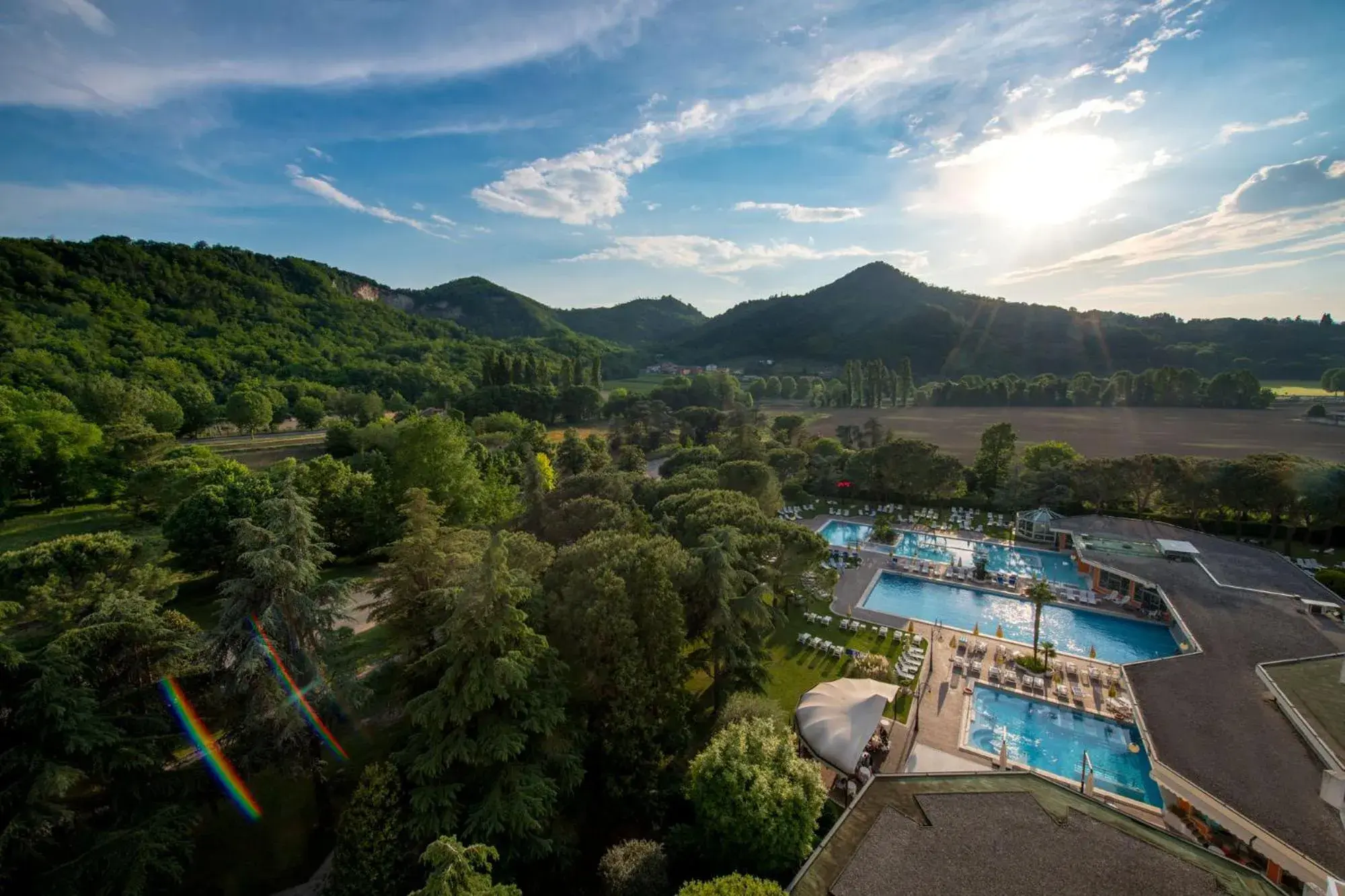 Natural landscape, Bird's-eye View in Apollo Terme Hotel