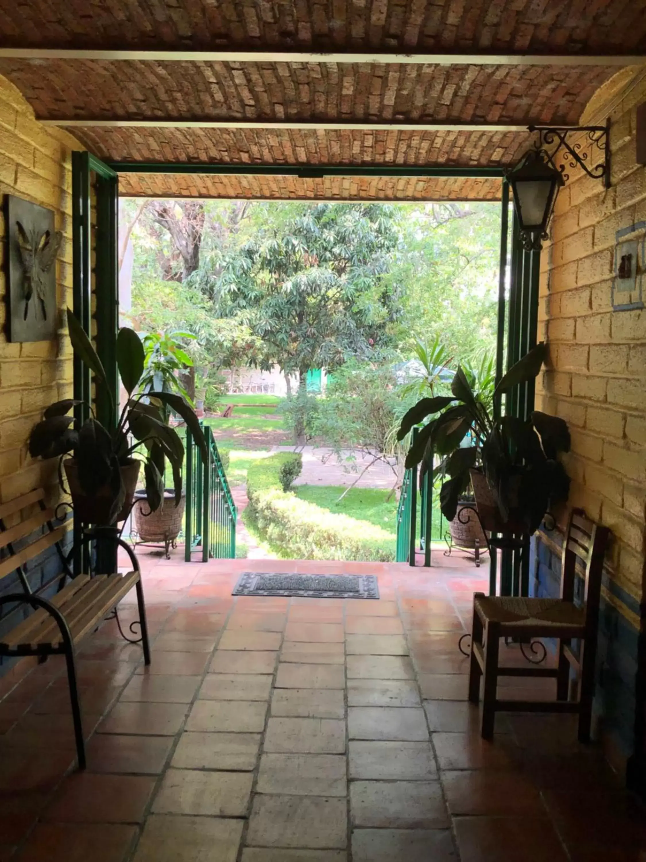 Garden view in Casa del Retoño