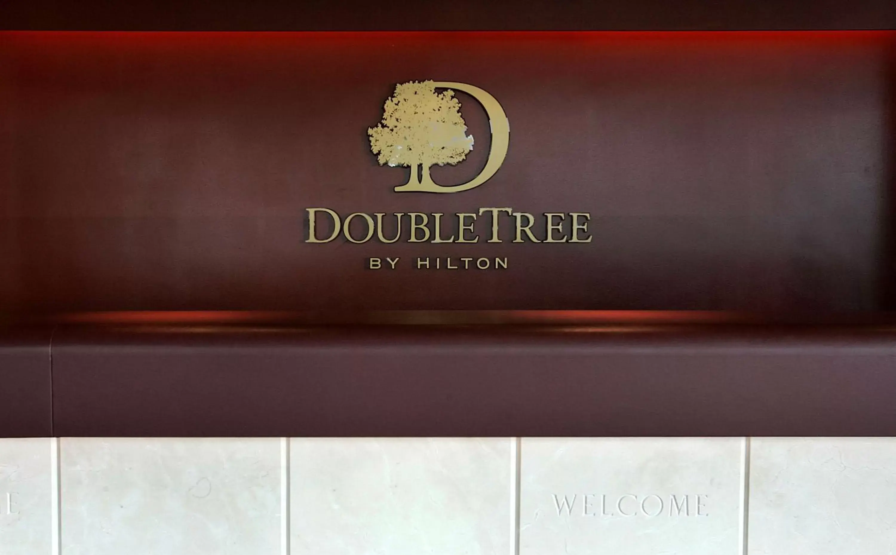 Lobby or reception, Property Logo/Sign in DoubleTree by Hilton Hotel Newcastle International Airport