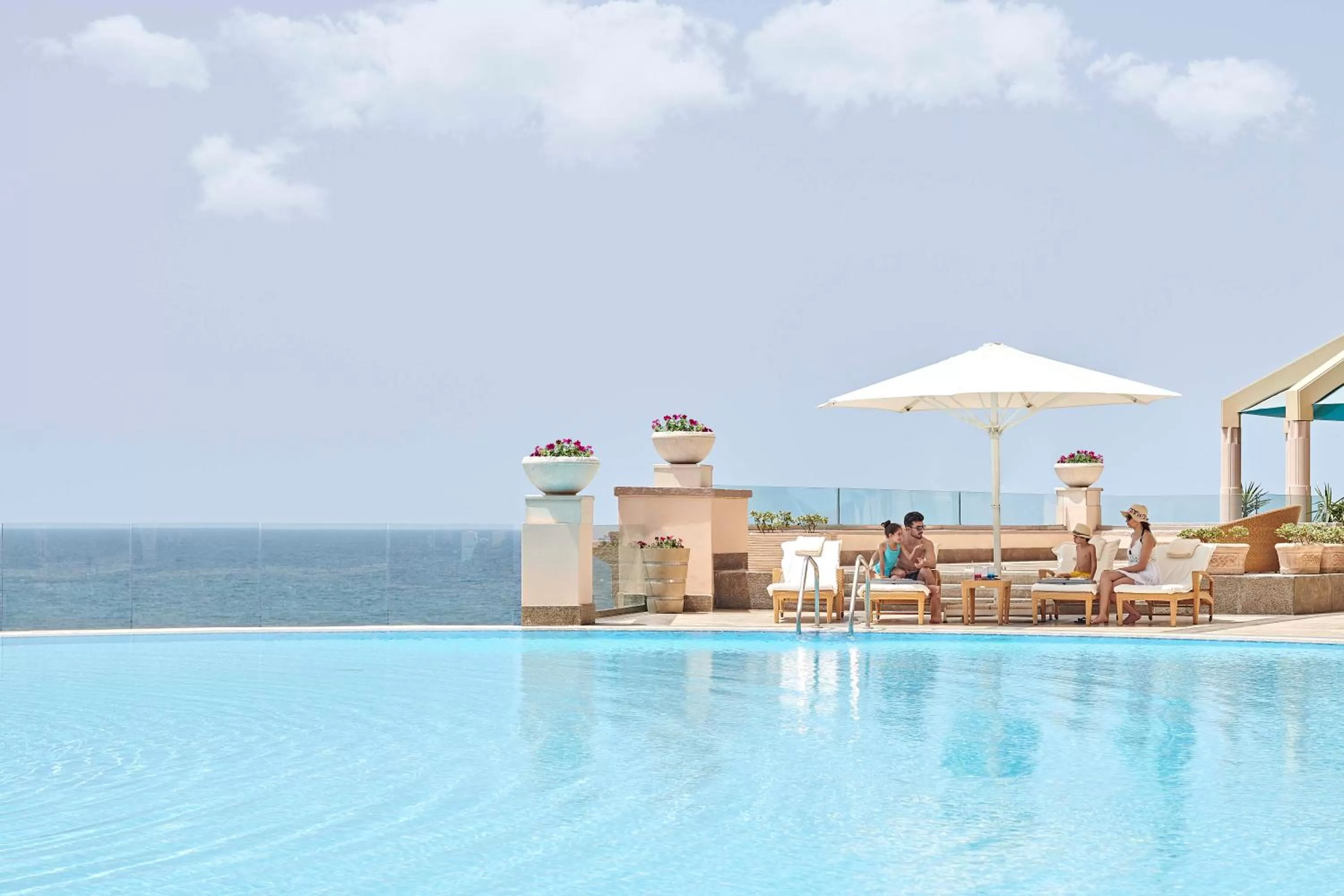 Swimming pool in Four Seasons Hotel Alexandria At San Stefano