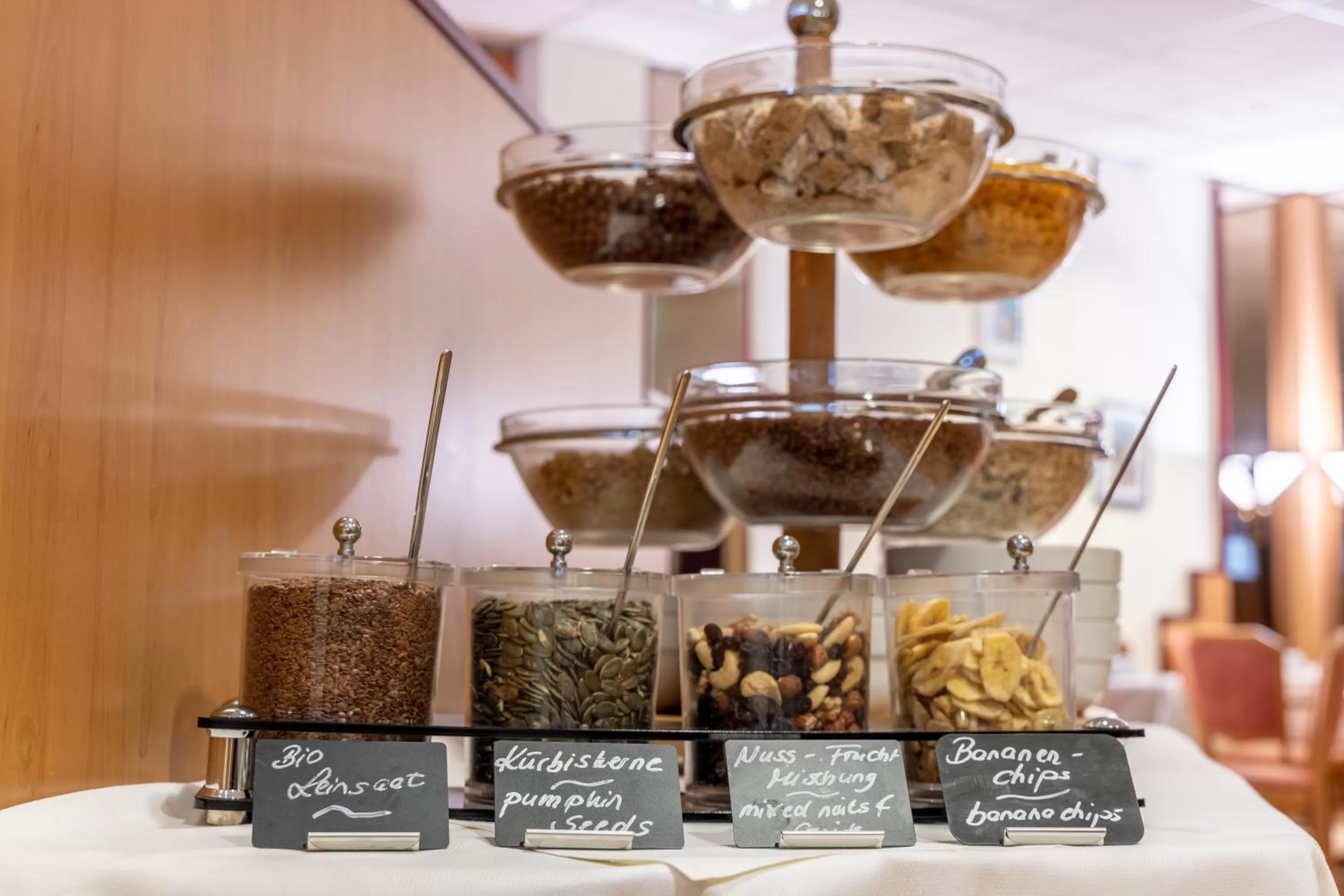 Buffet breakfast in Fly Inn Hotel Frankfurt Airport Rüsselsheim ehemals Trip Inn Hotels