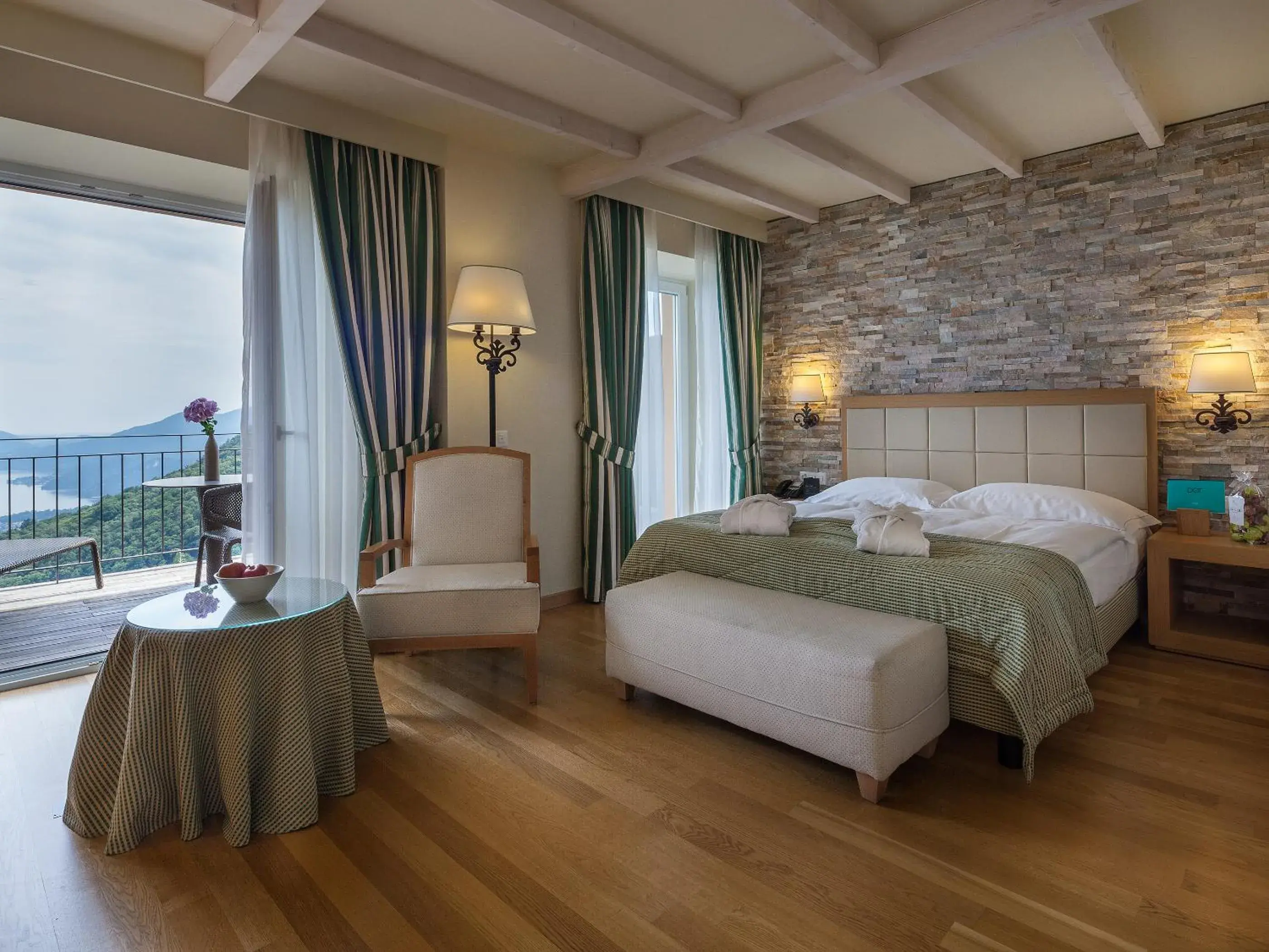 Bedroom in Kurhaus Cademario Hotel & DOT Spa - Ticino Hotels Group