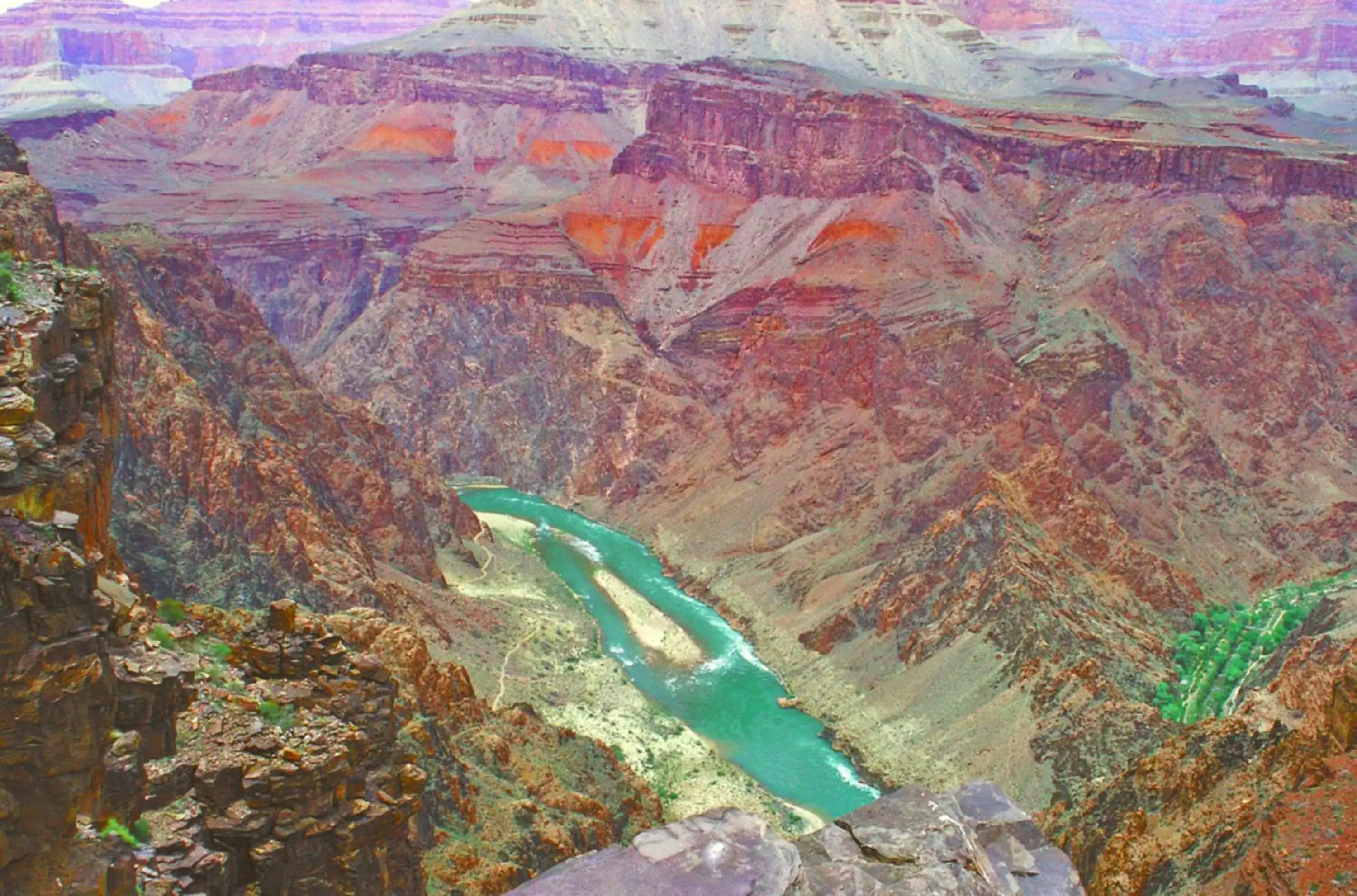 Natural landscape, Bird's-eye View in Grand Canyon Plaza Hotel