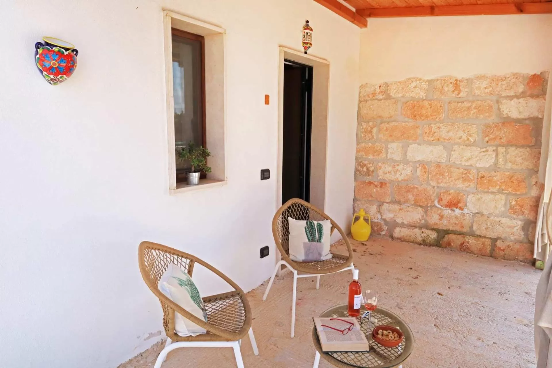Patio in Agriturismo Masseria Alberotanza
