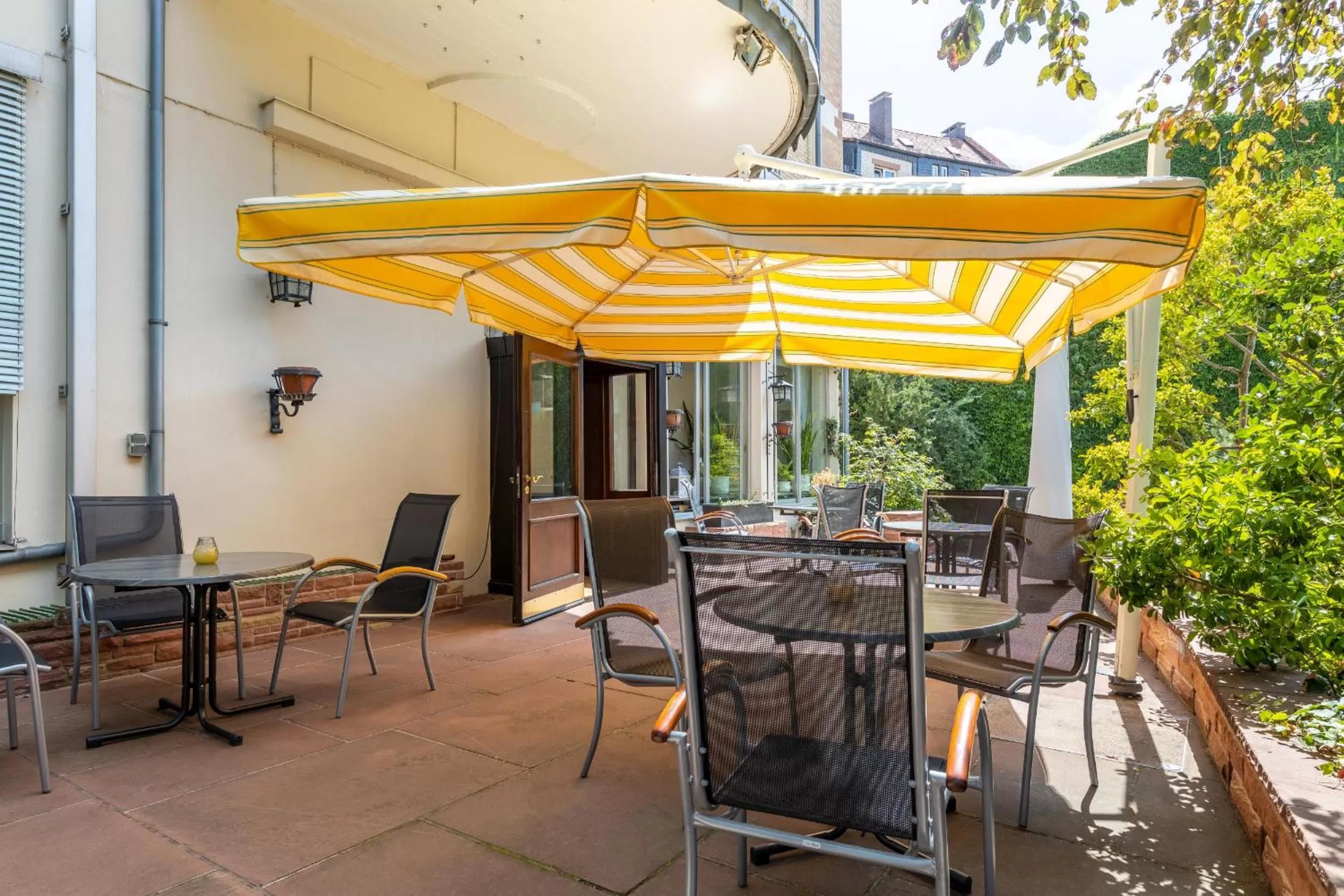 Patio in Trip Inn Aschaffenburger Hof