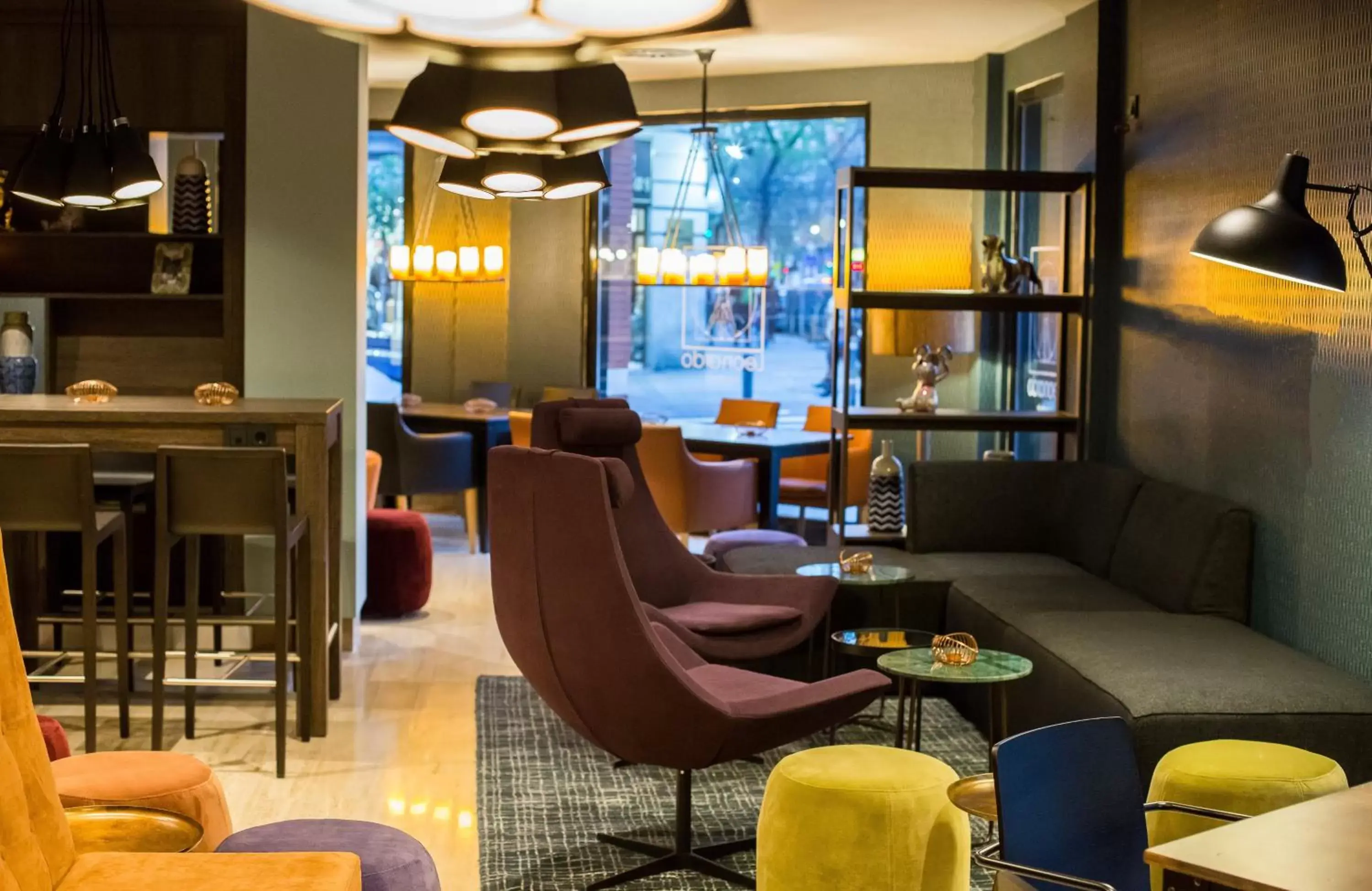 Lobby or reception, Lounge/Bar in Leonardo Boutique Hotel Madrid