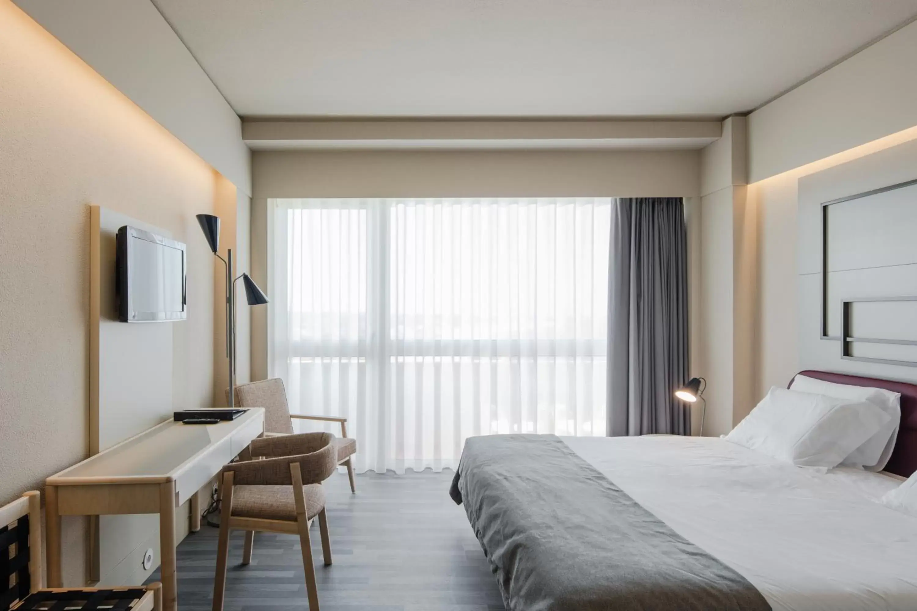 Bedroom, Bed in Axis Ofir Beach Resort Hotel
