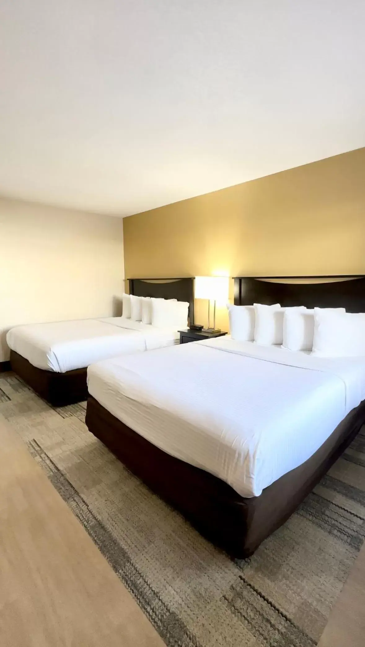 Bed in Stanford Inn & Suites Anaheim