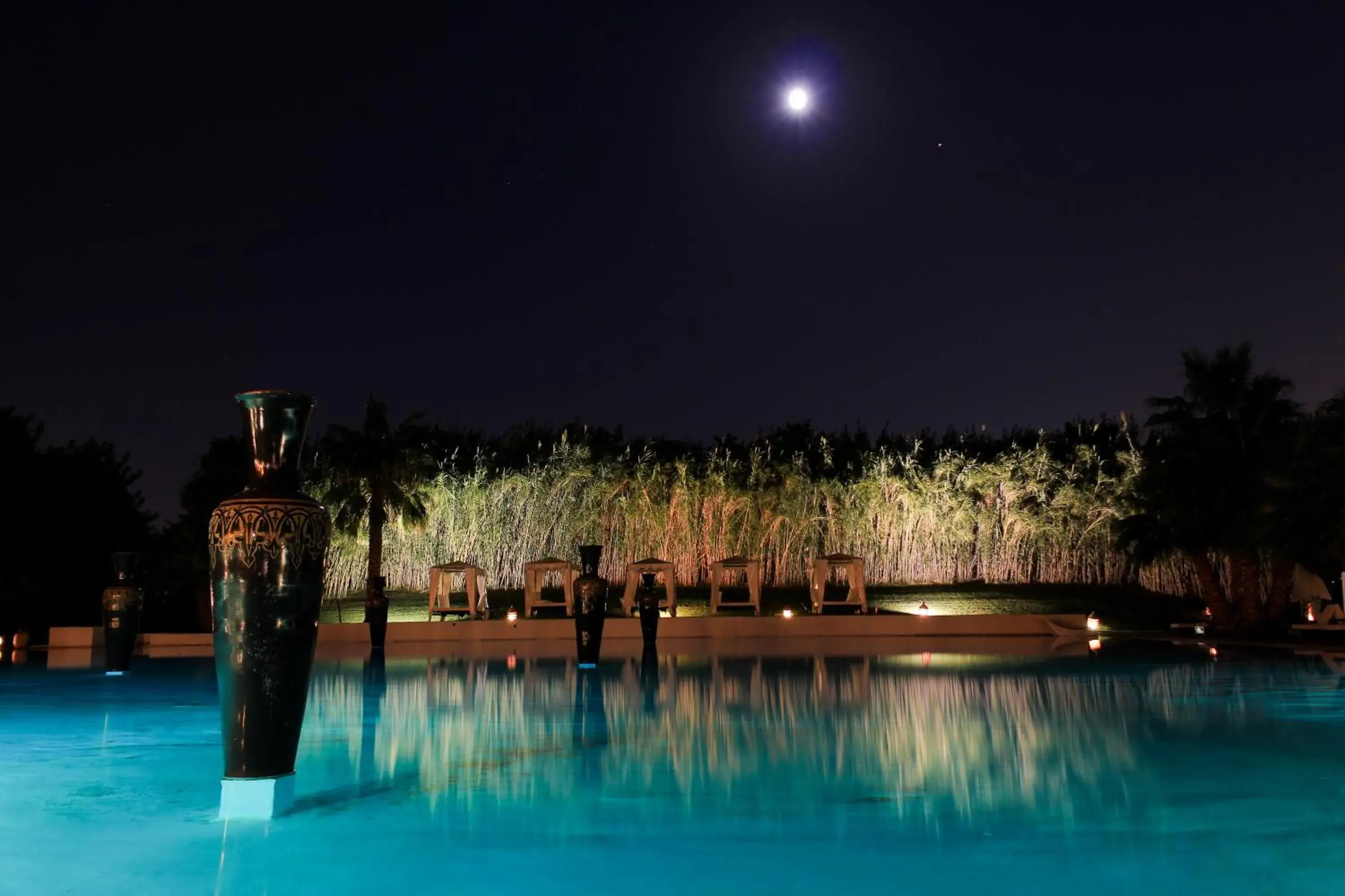 Night, Swimming Pool in Masseria & Spa LuciaGiovanni