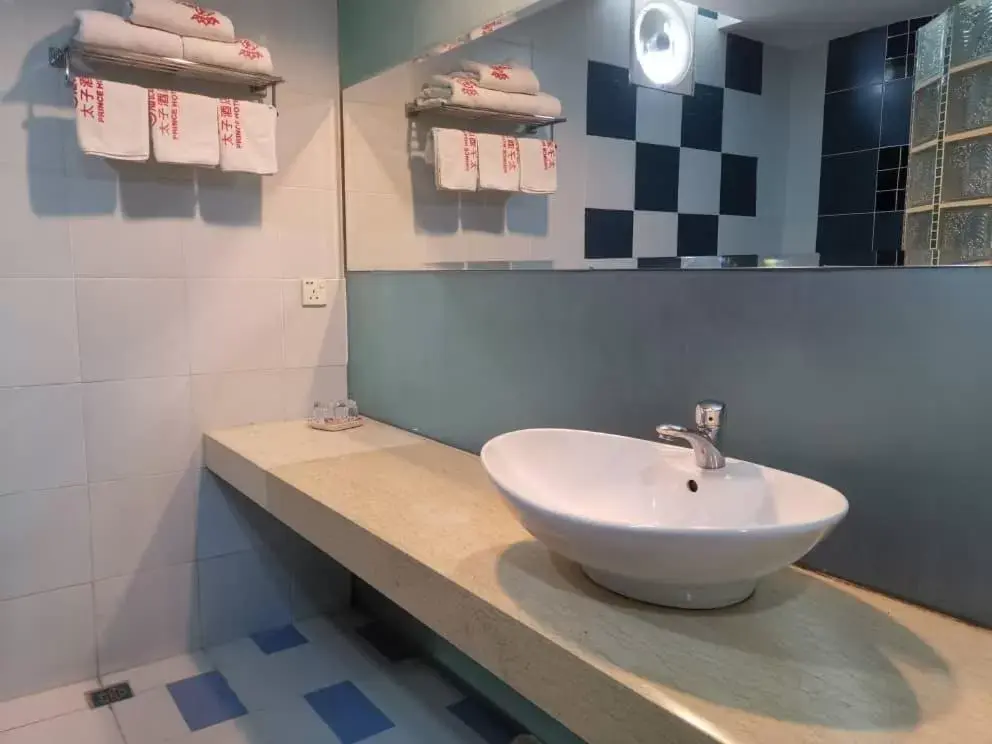 Bathroom in Prince Hotel