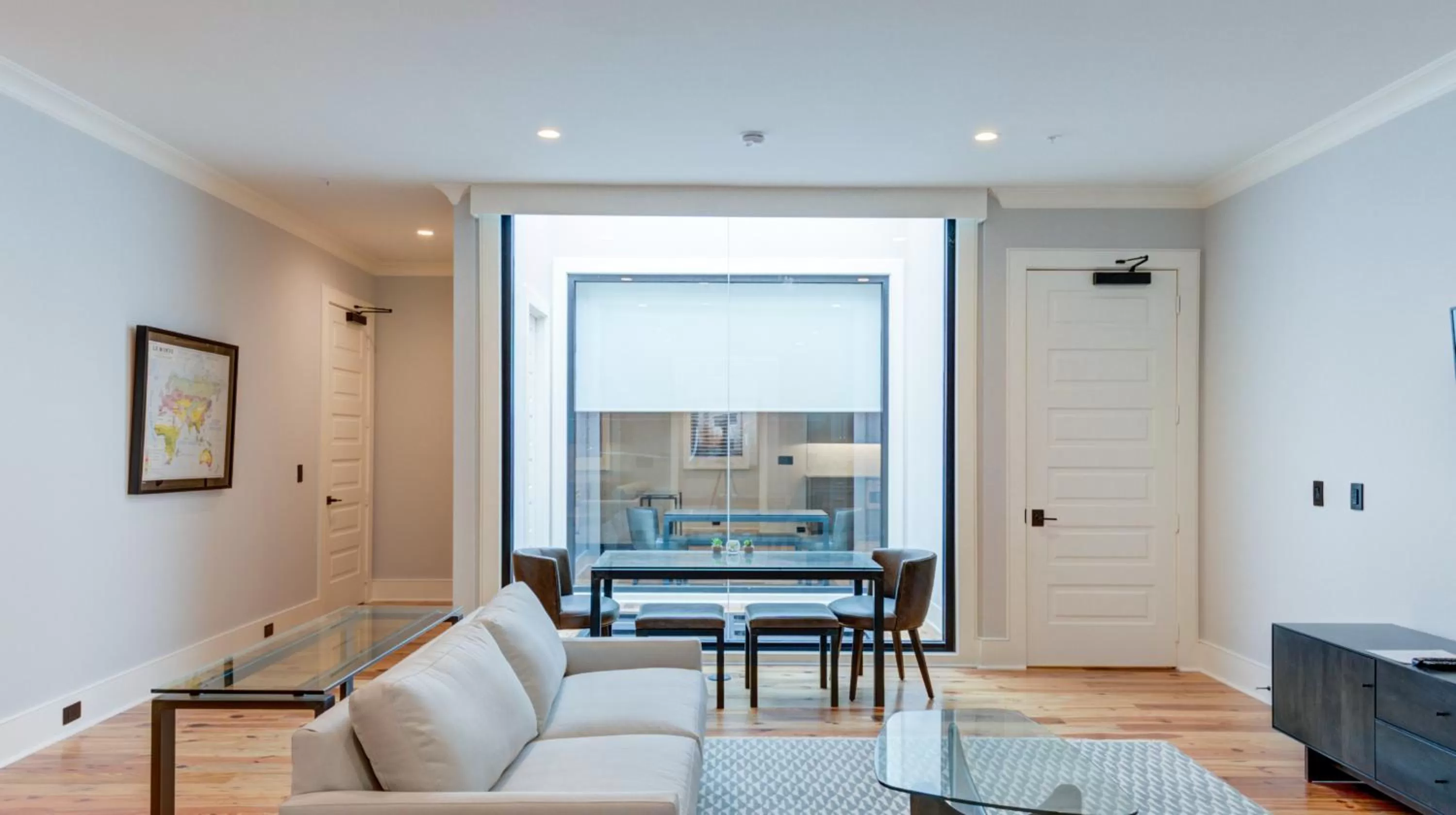 Living room in The Quarters on King