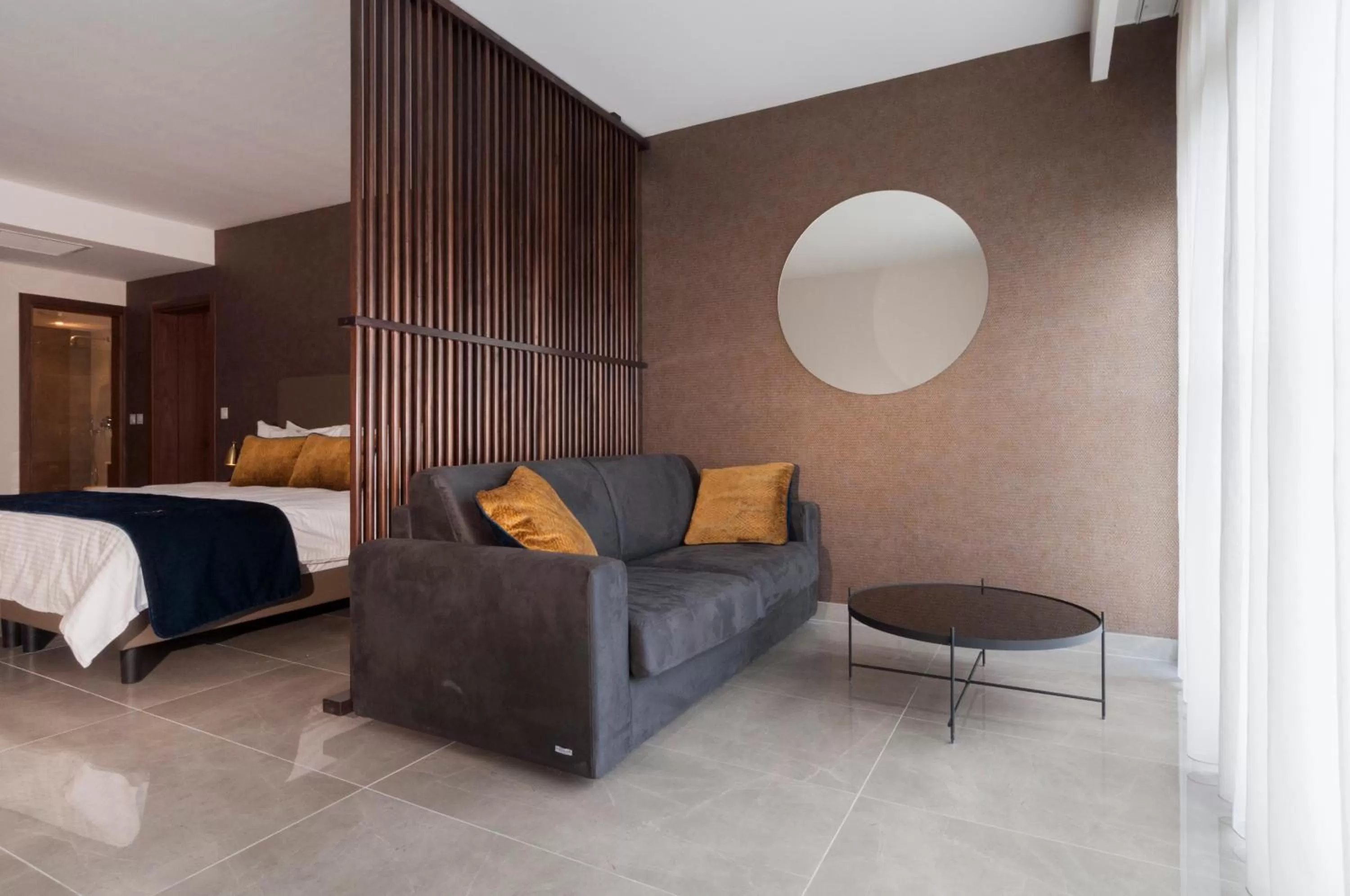 Bathroom, Bed in The Duke Boutique Hotel