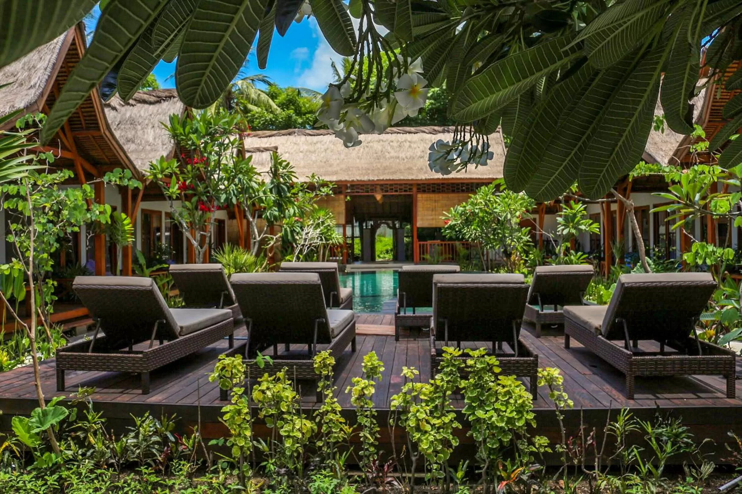 Garden in Gili One Resort