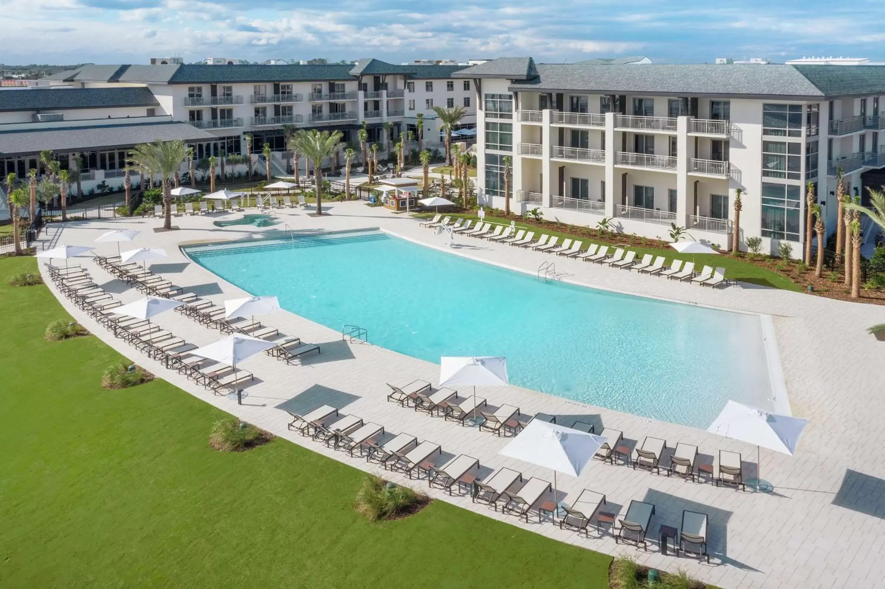 Property building, Pool View in Embassy Suites St Augustine Beach Oceanfront Resort