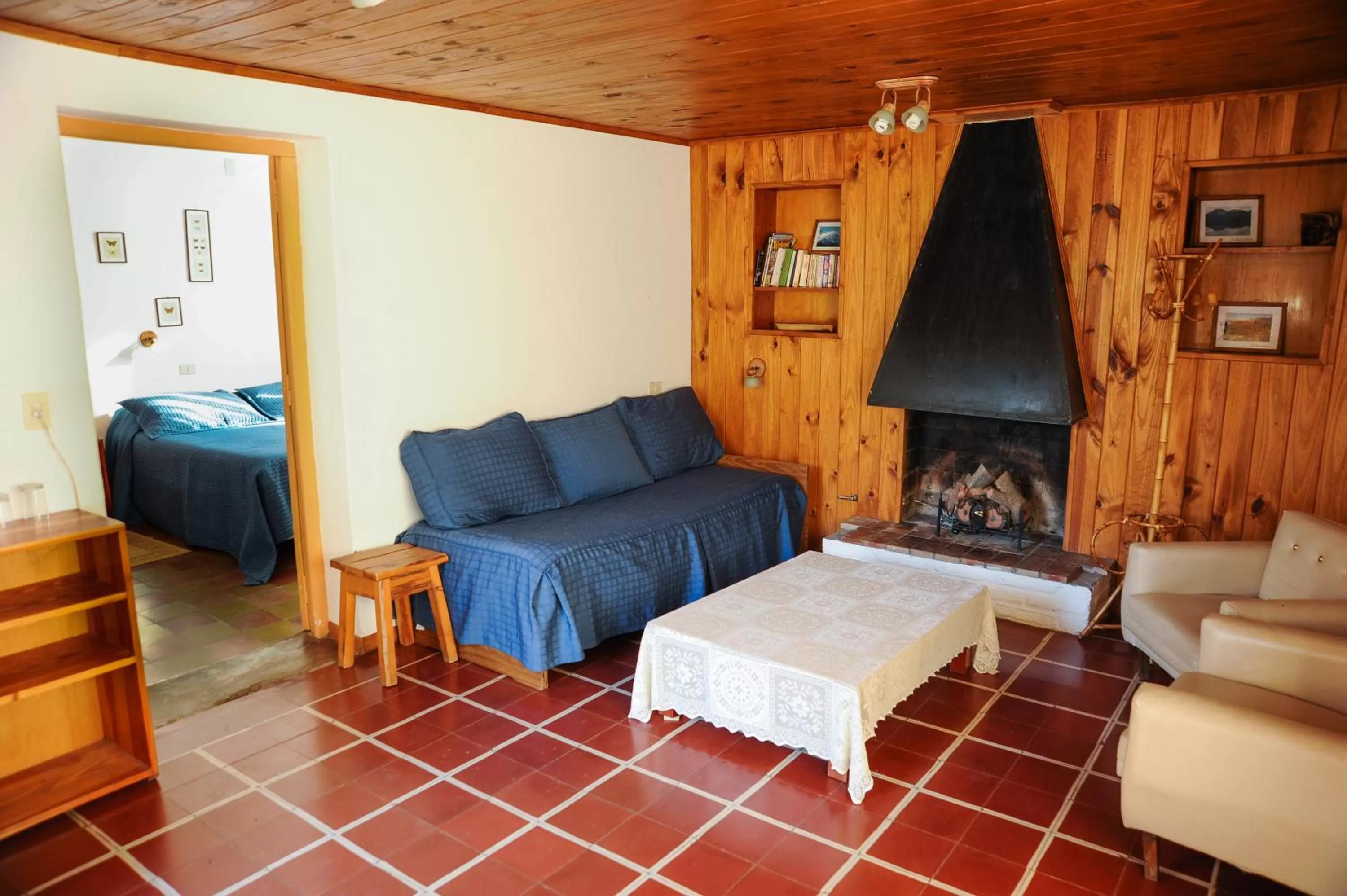 Living room in Hostería Chimehuin