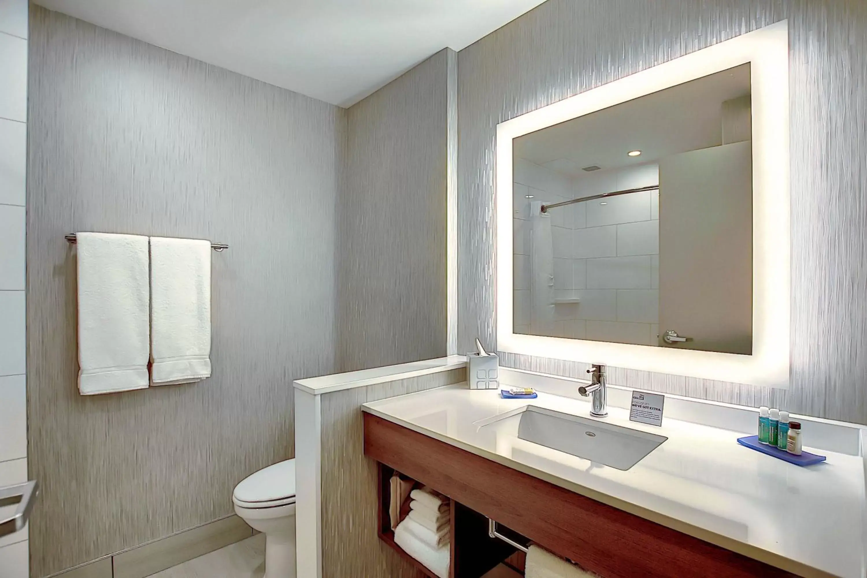 Bathroom in Holiday Inn Express & Suites - Calgary Airport Trail NE, an IHG Hotel