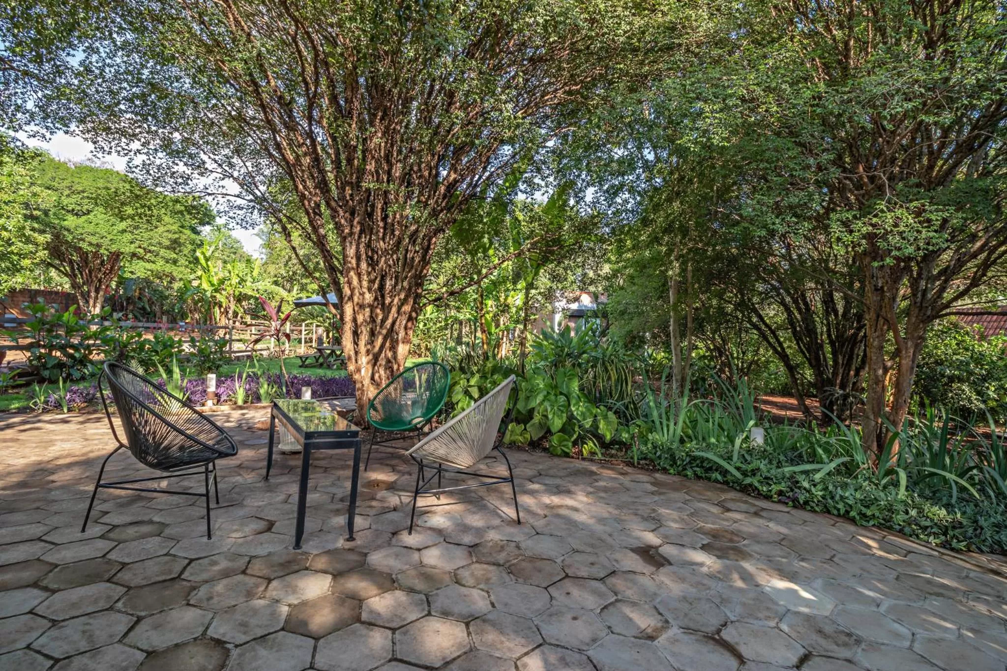Patio in Suítes no Quintal