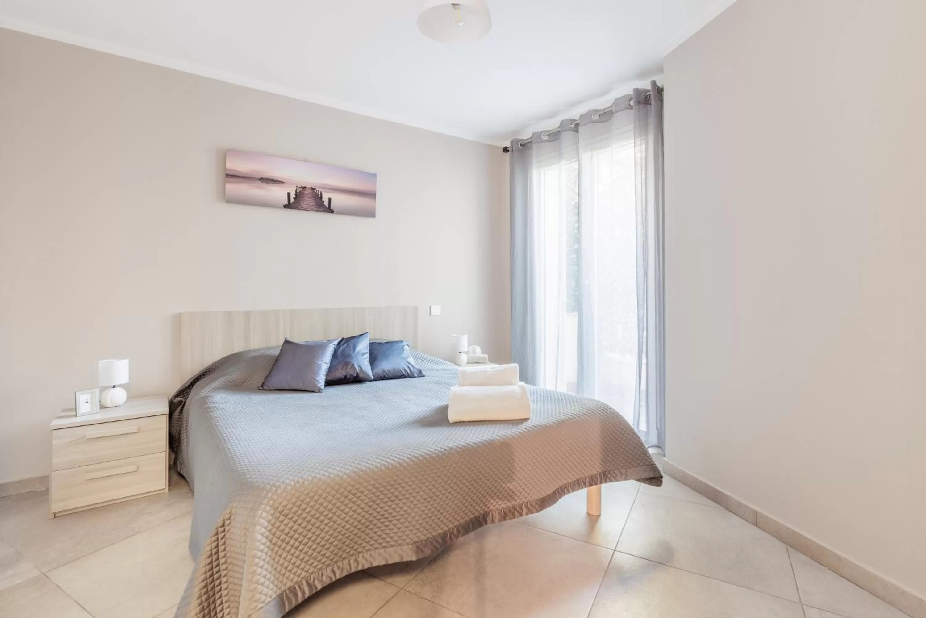 Bedroom, Bed in LE MIDI 8 by ESTATES CANNES