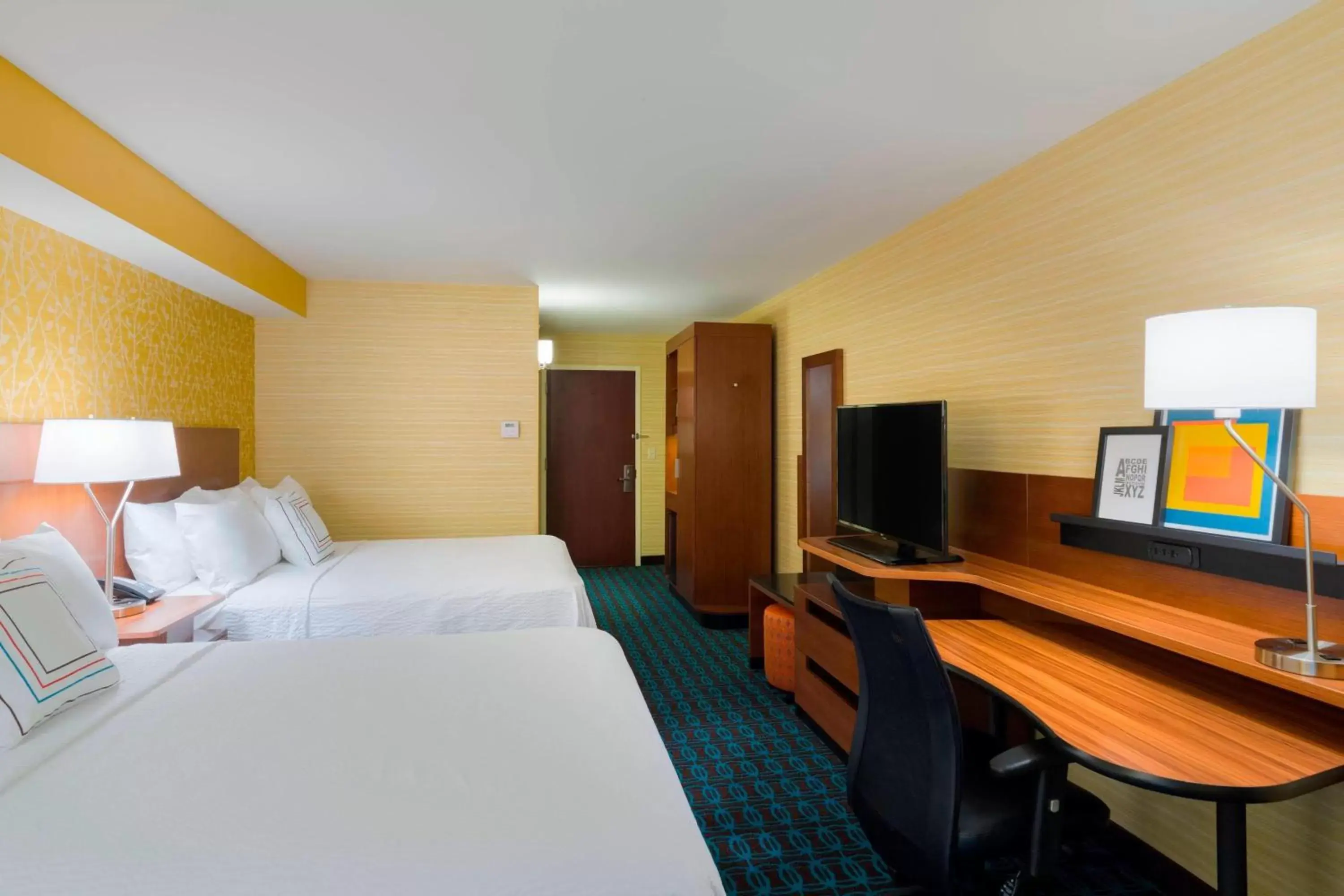 Standard Double Queen Room in Fairfield Inn & Suites by Marriott Paramus Standard Double Queen Room in Fairfield Inn & Suites by Marriott Paramus