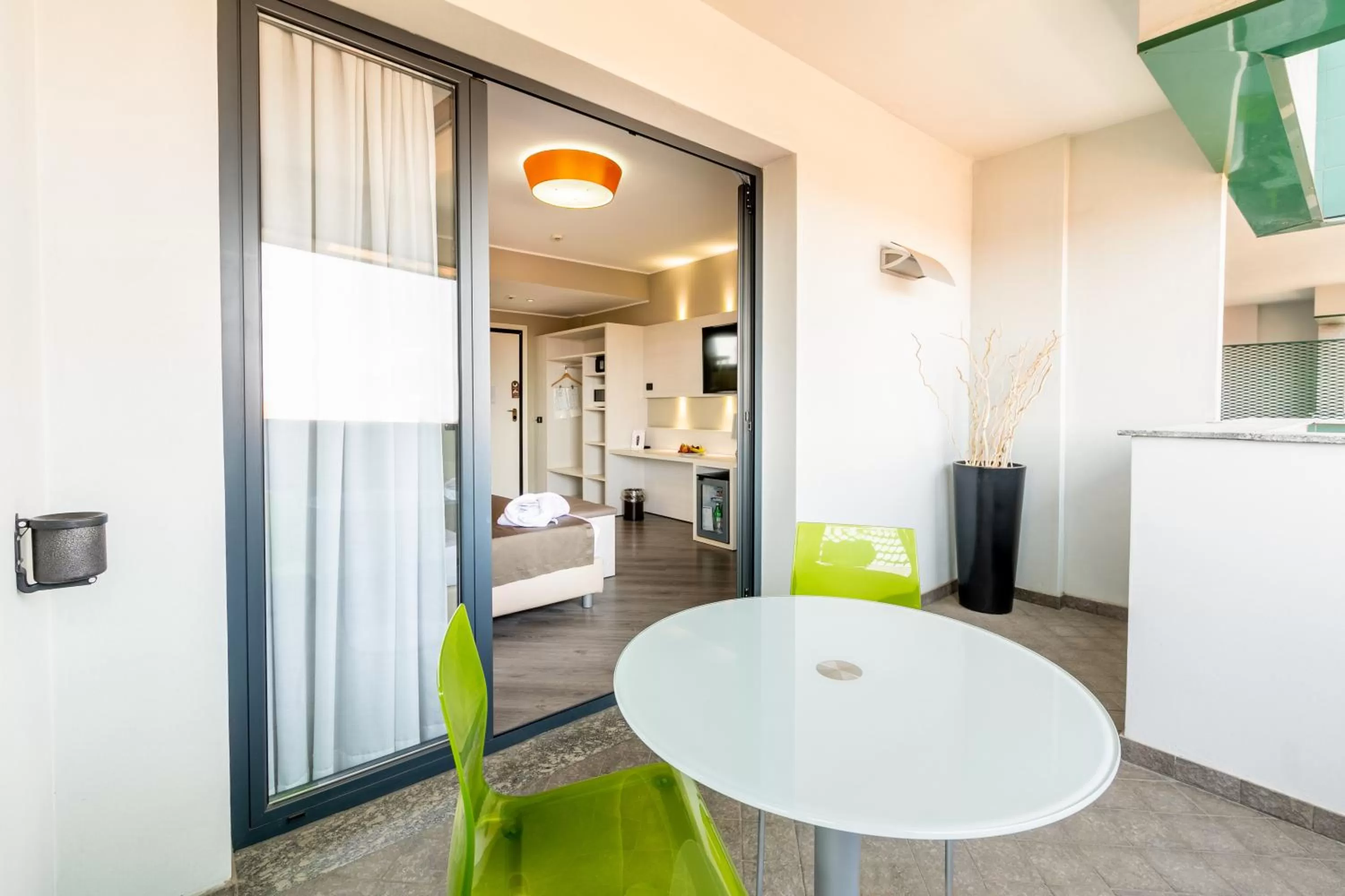 Balcony/Terrace in Acca Palace AA Hotels