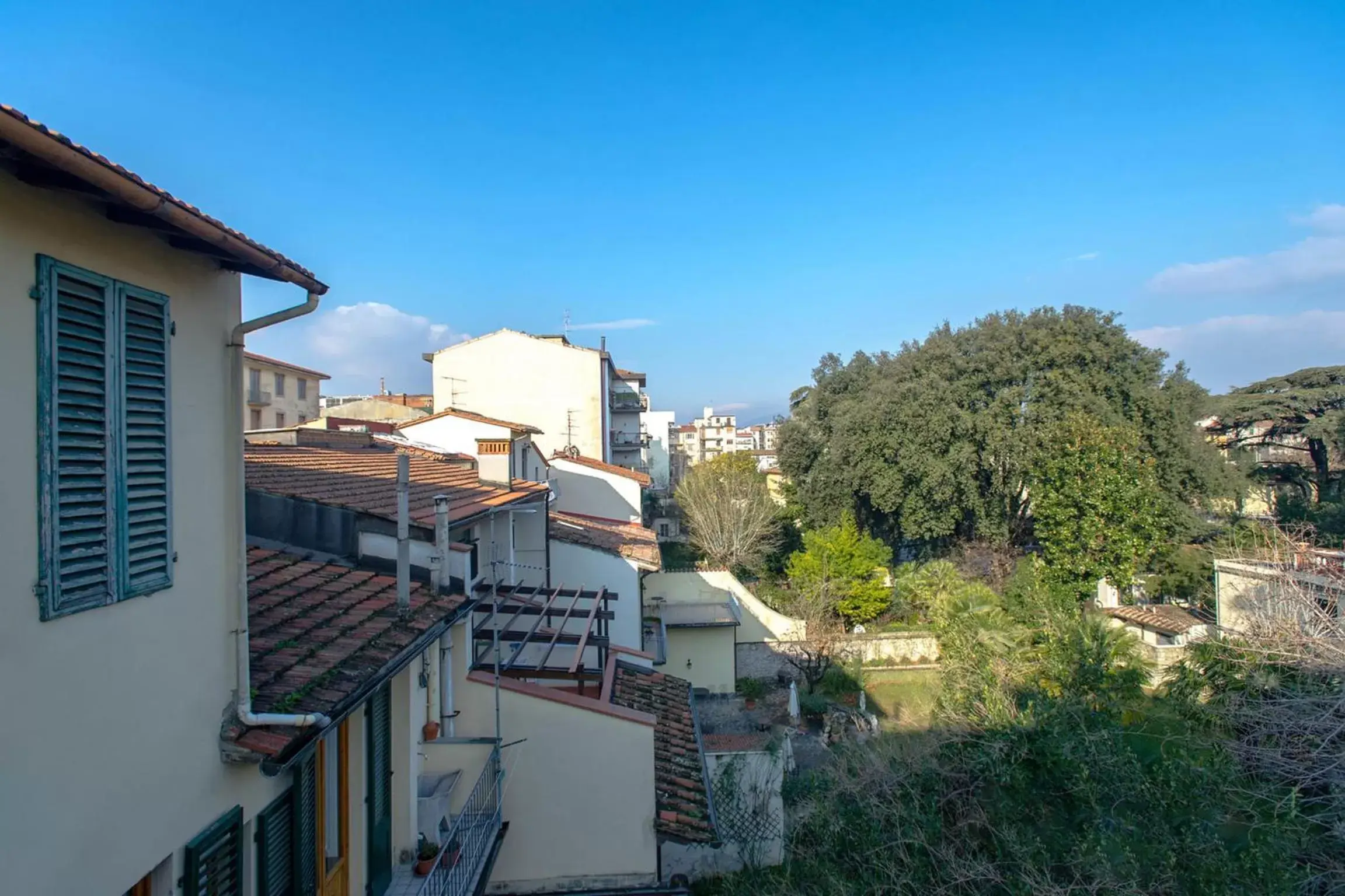 Garden view in Hotel Masaccio