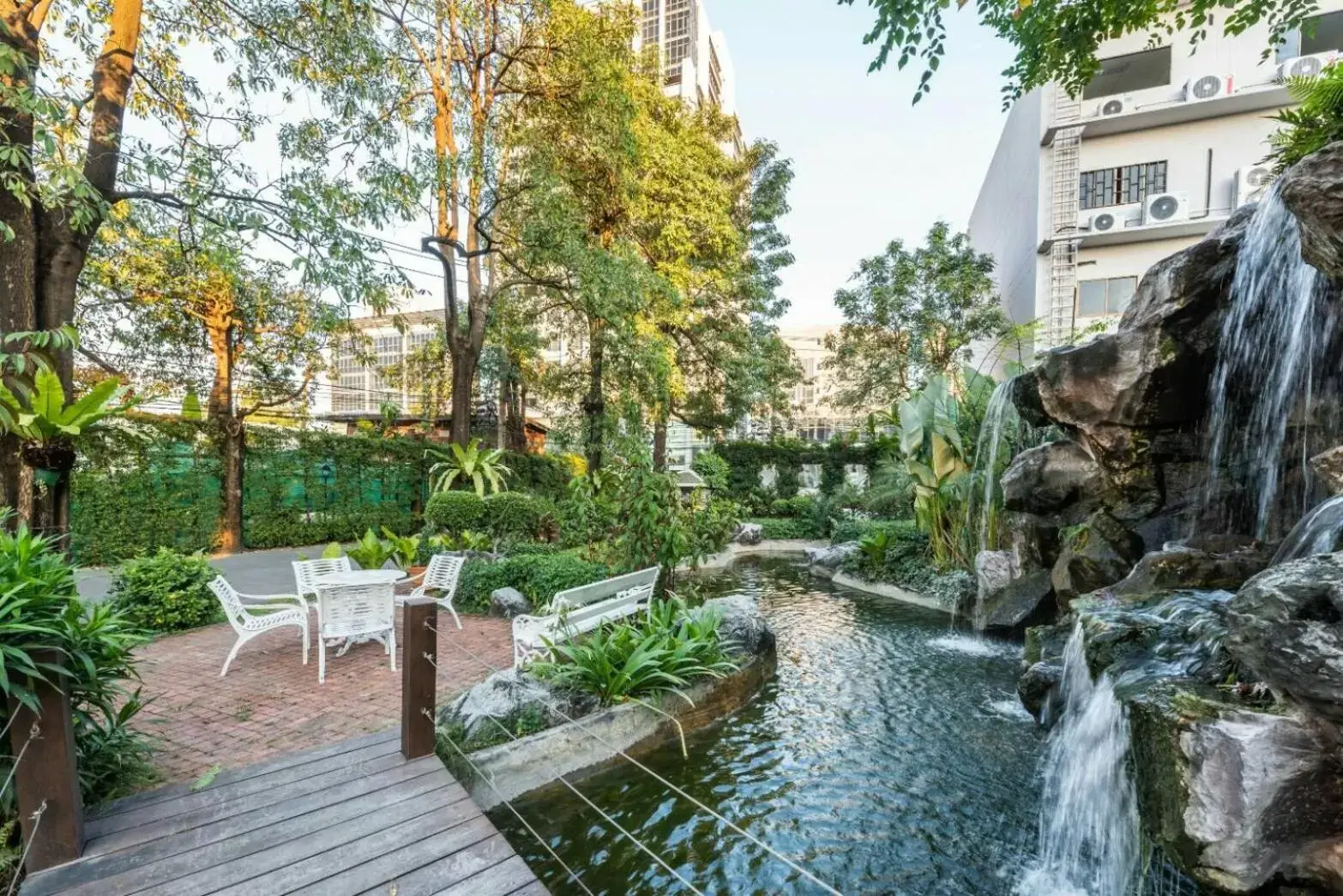 Garden in Royal Suite Hotel Bangkok