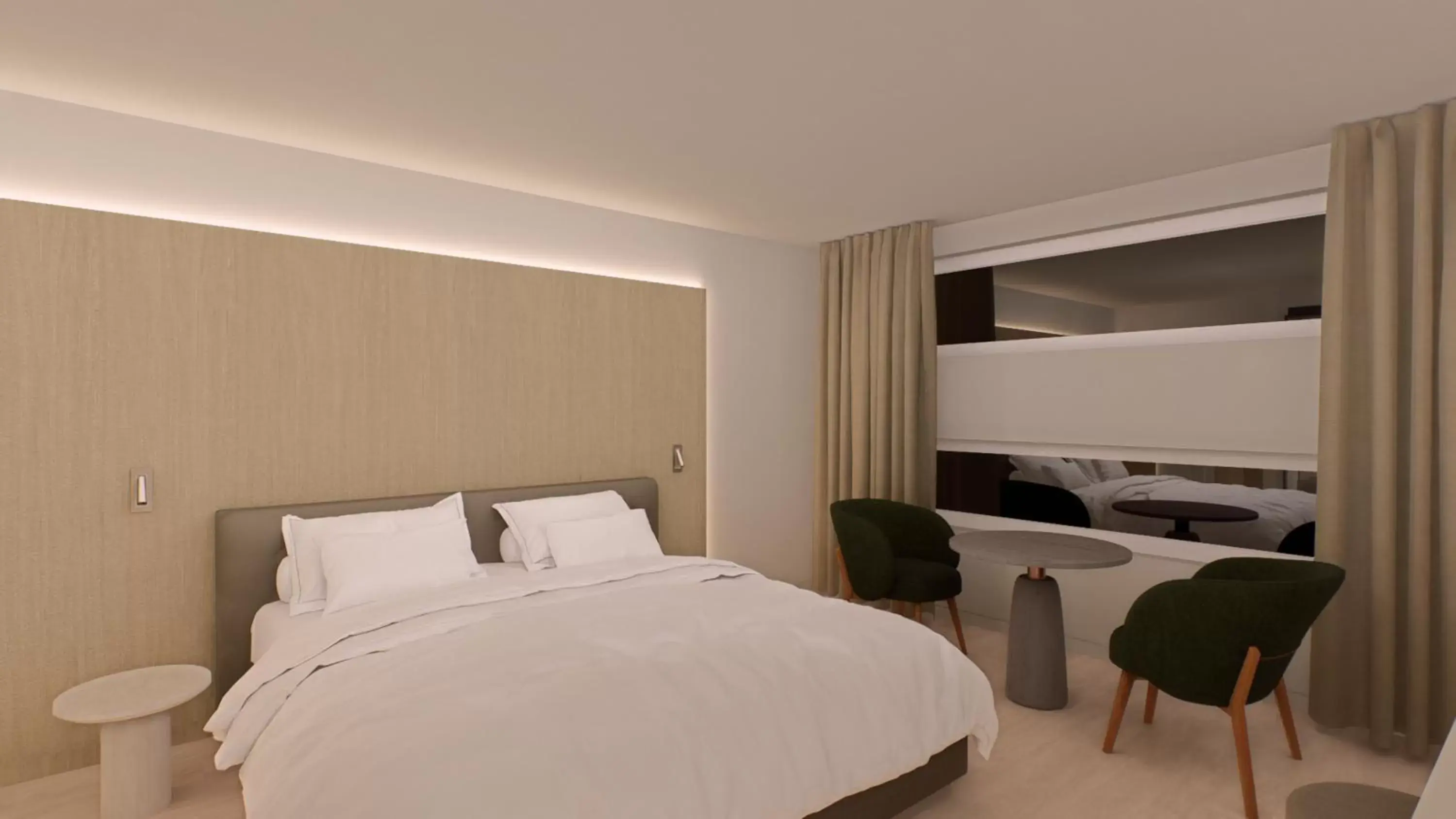 Bed in WestCord Art Hotel Amsterdam 4 stars