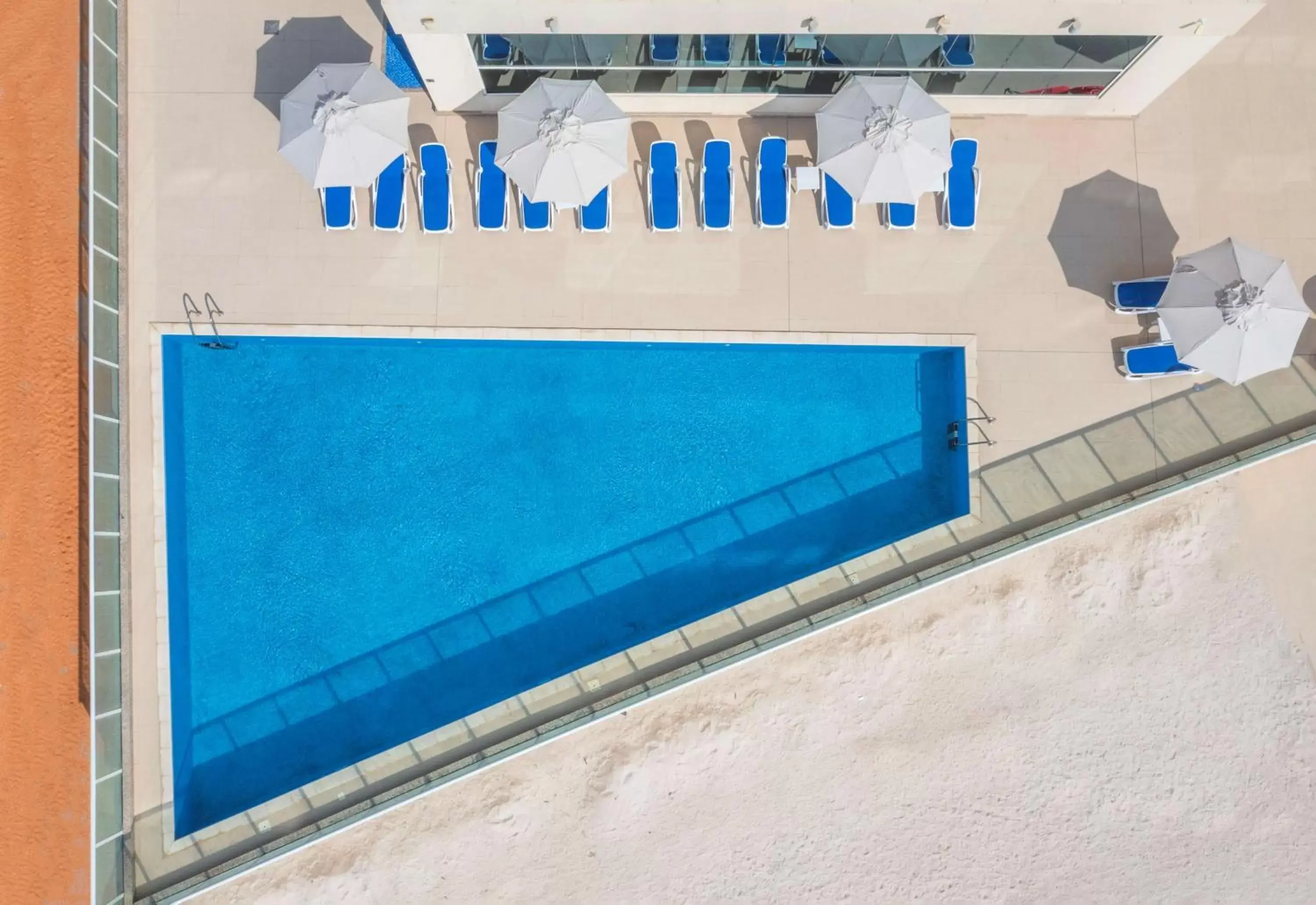 Pool view in Radisson Resort Ras Al Khaimah Marjan Island Pool view in Radisson Resort Ras Al Khaimah Marjan Island