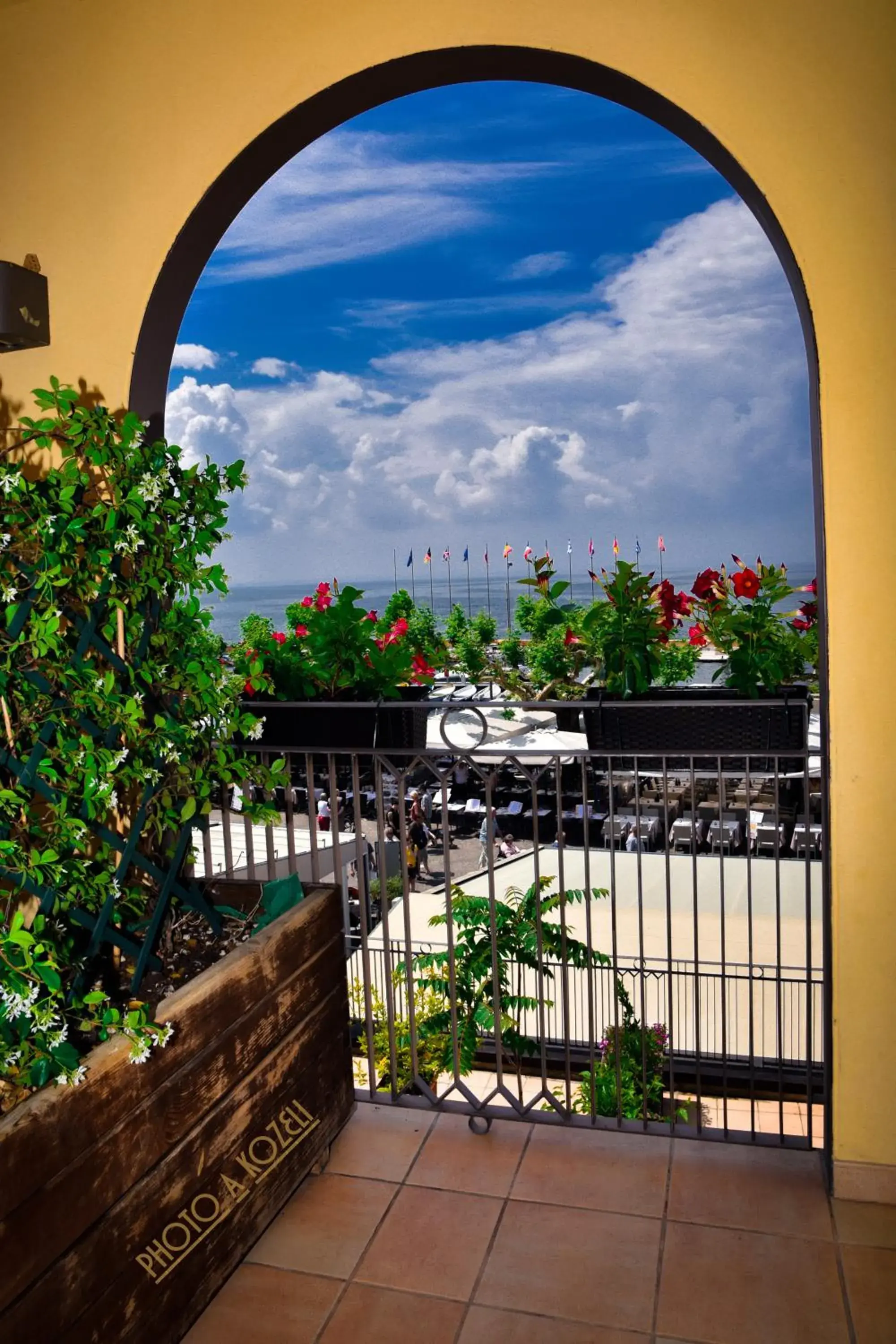 Balcony/Terrace in Hotel Ristorante Miralago