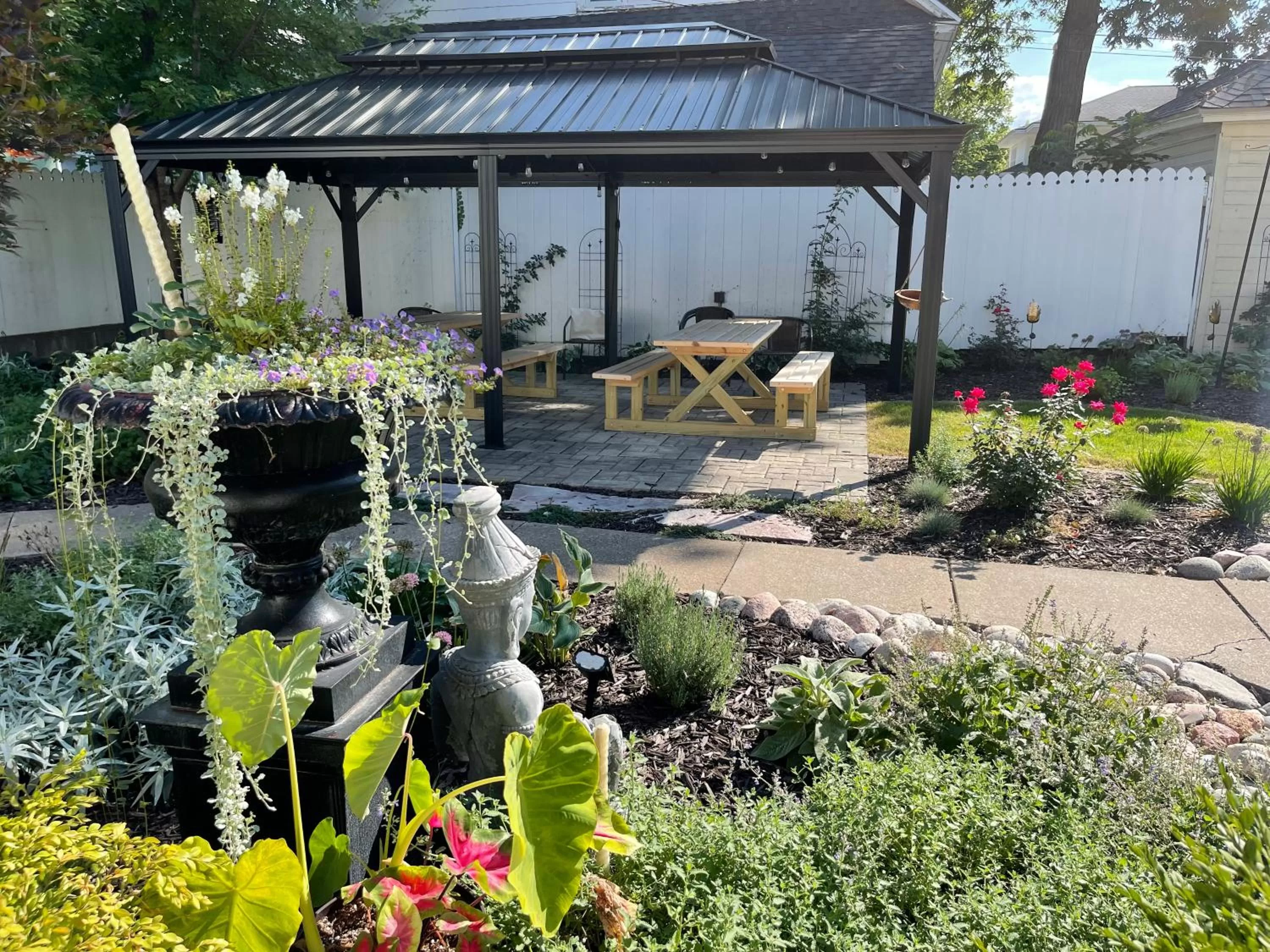 Garden in Carriage House Bed & Breakfast