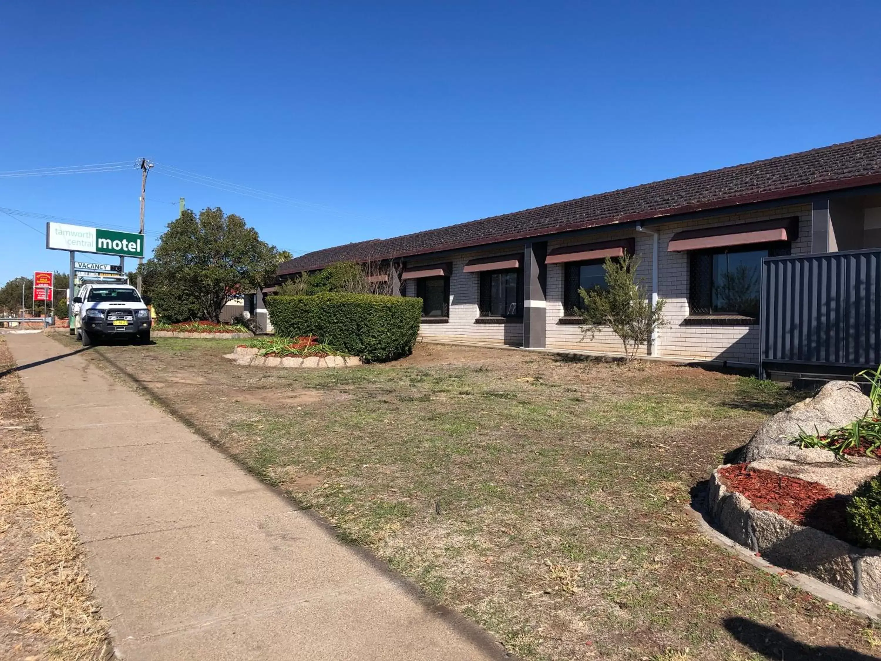 Facade/entrance, Property Building in Tamworth Central Motel