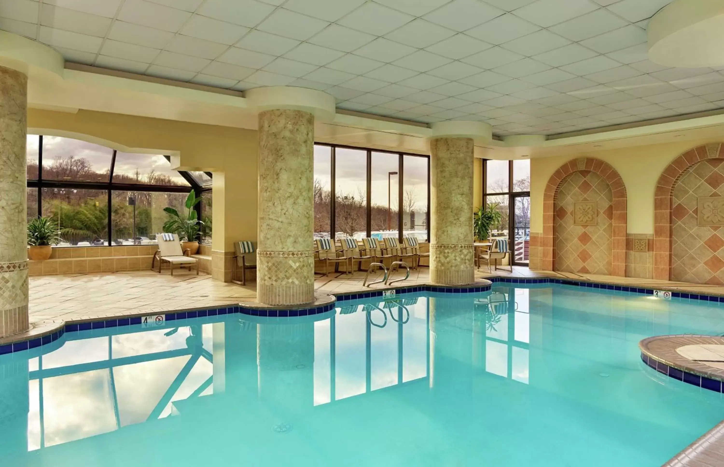 Pool view, Swimming Pool in Embassy Suites Tysons Corner