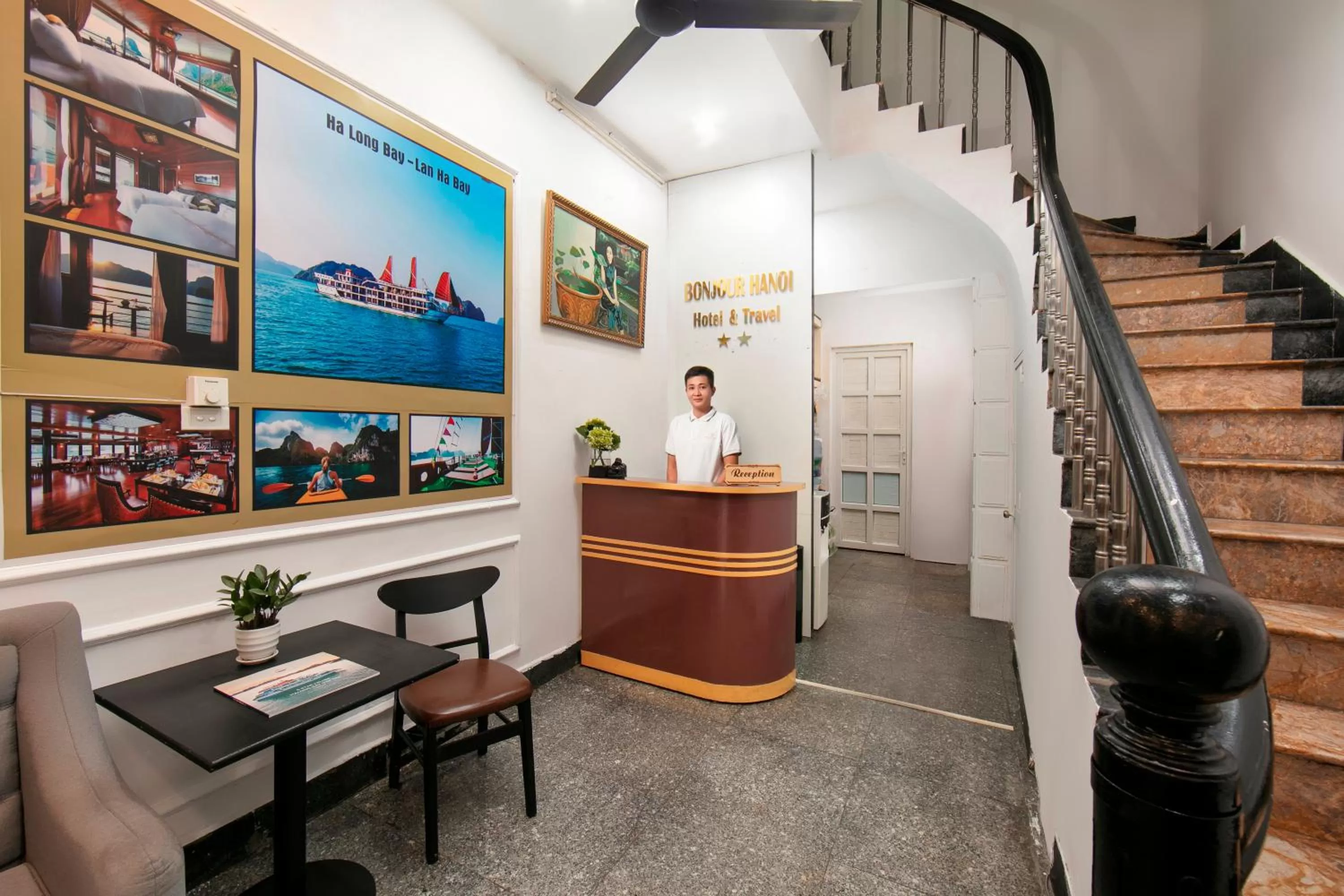 Staff in Bonjour Hanoi Hotel & Travel