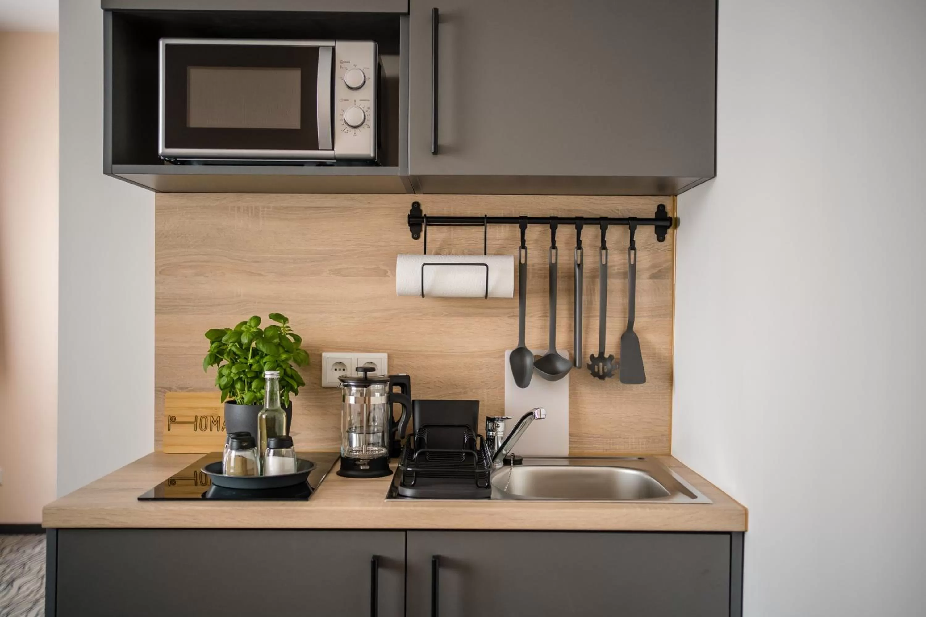 Coffee/tea facilities in Point Hotel Apartments and Rooms