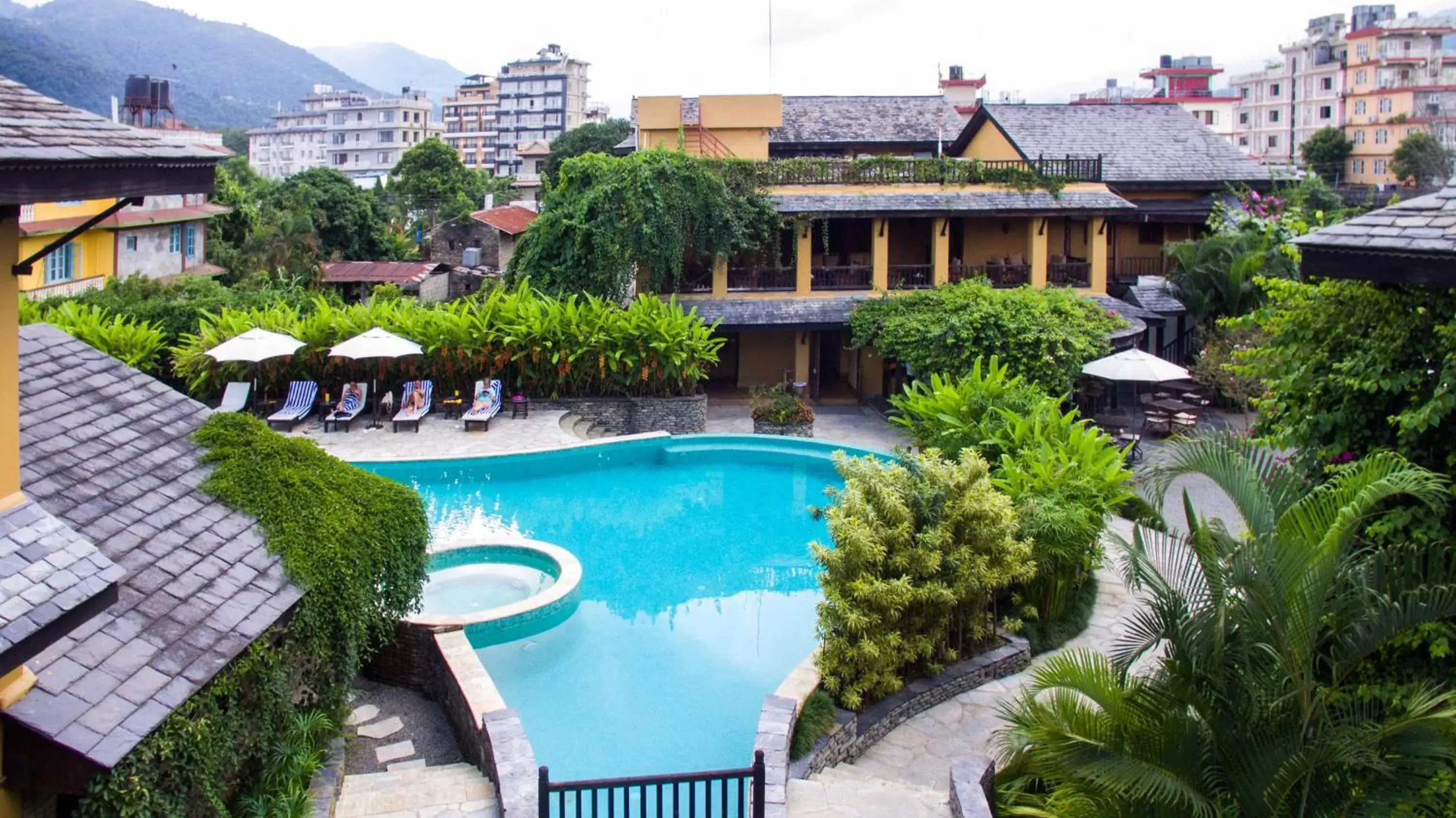 Pool View in Temple Tree Resort & Spa
