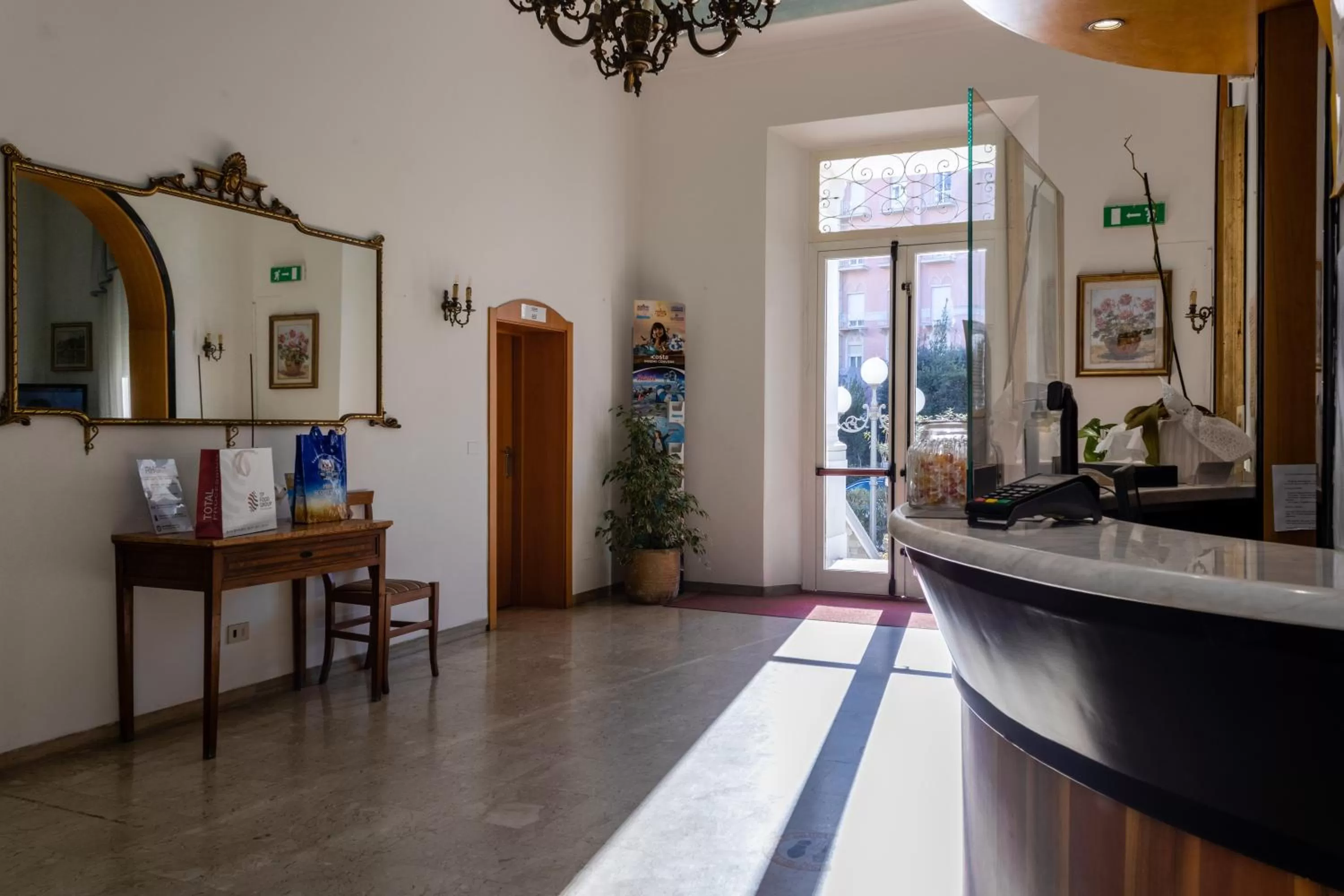 Lobby or reception in Esedra Hotel