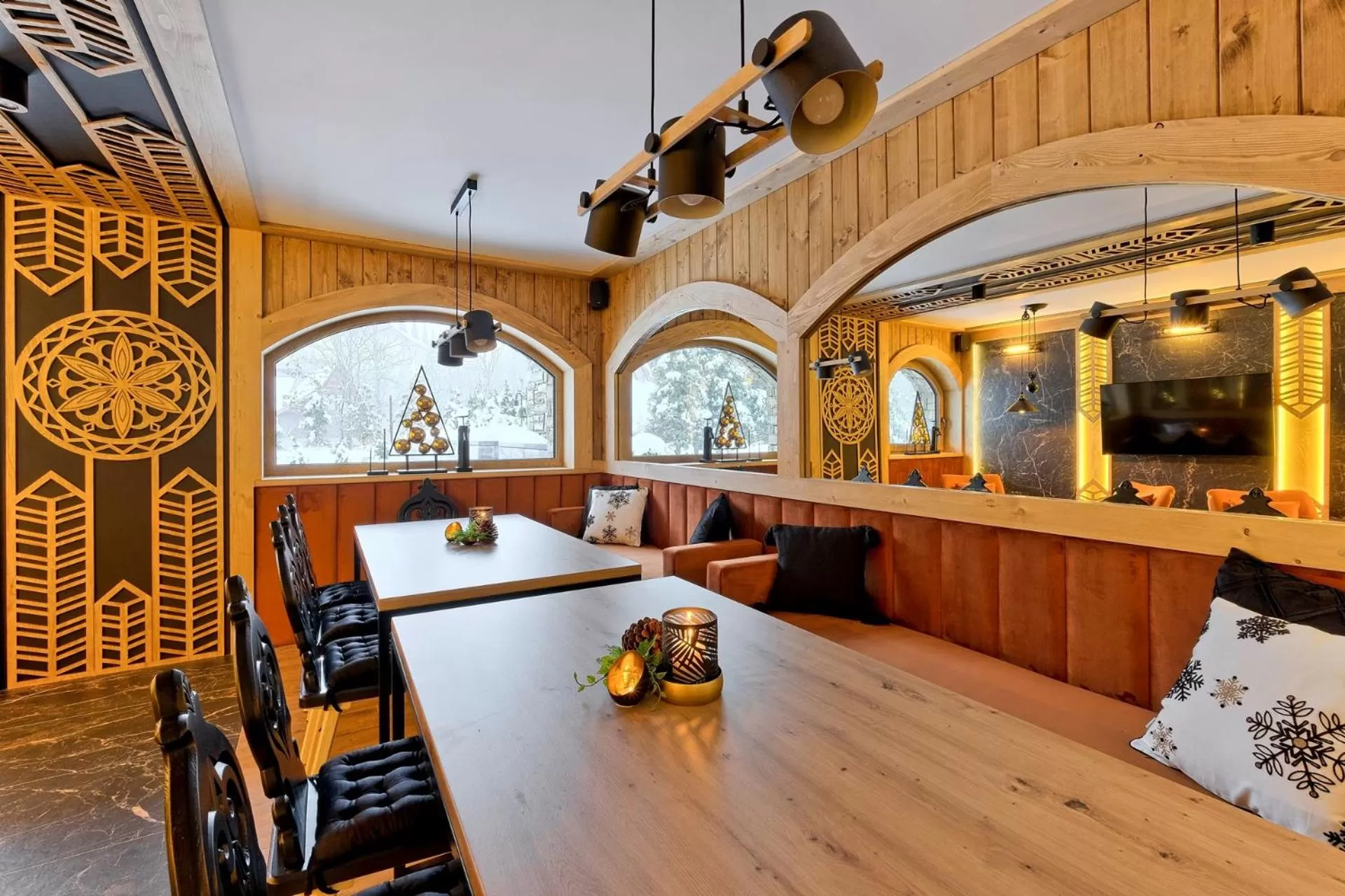 Seating area in Rezydencja Górska Odkryj Zakopane
