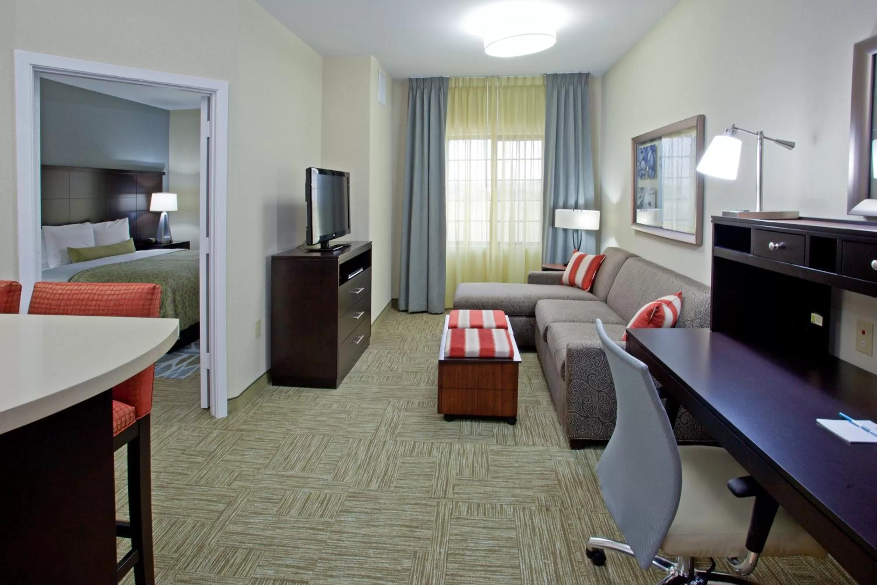 Photo of the whole room, Bed in Staybridge Suites Houston Stafford - Sugar Land by IHG