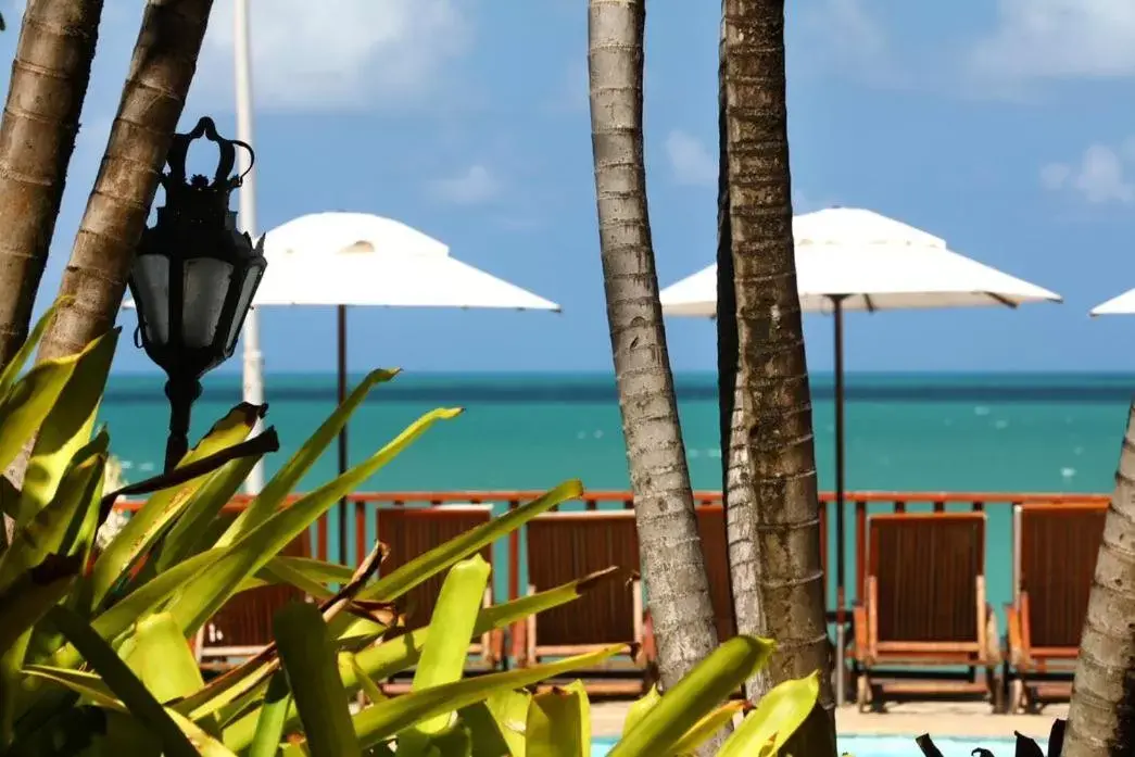 Pool view in Manary Praia Hotel