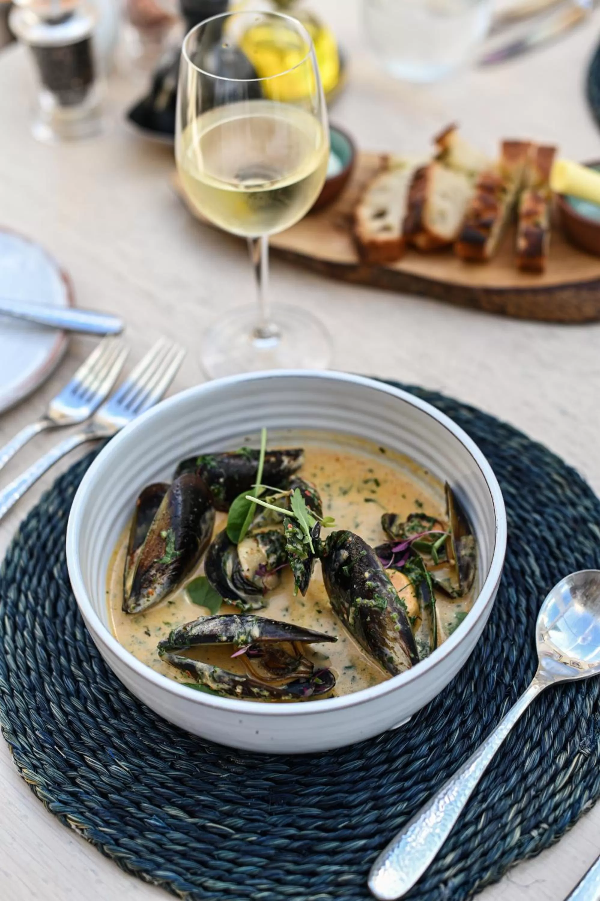 Food close-up in Birkenhead House