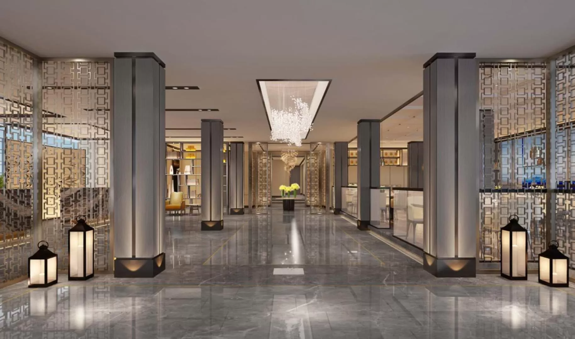 Lobby or reception in Ocean Delight Boutique Hotel 海悦精品酒店